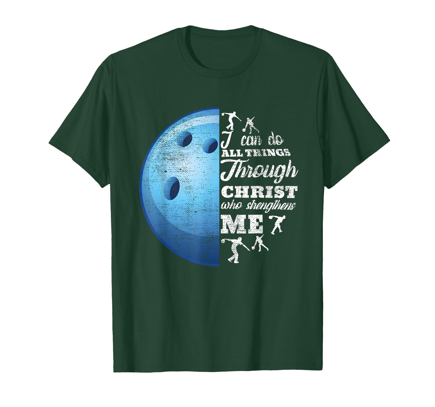 Christian Bowling Funny Personalized Team Gift For Men Women T-Shirt