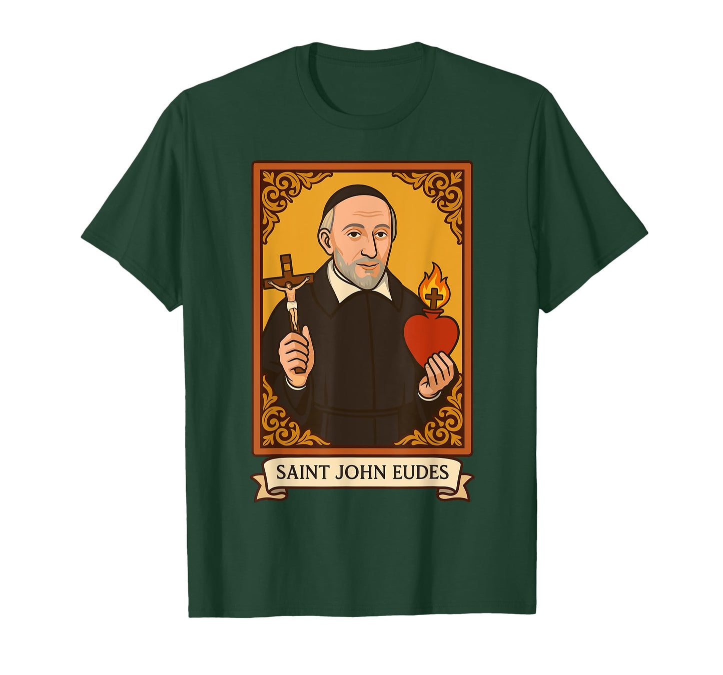 John Eudes Priest Sacred Heart Catholic Saint T-Shirt