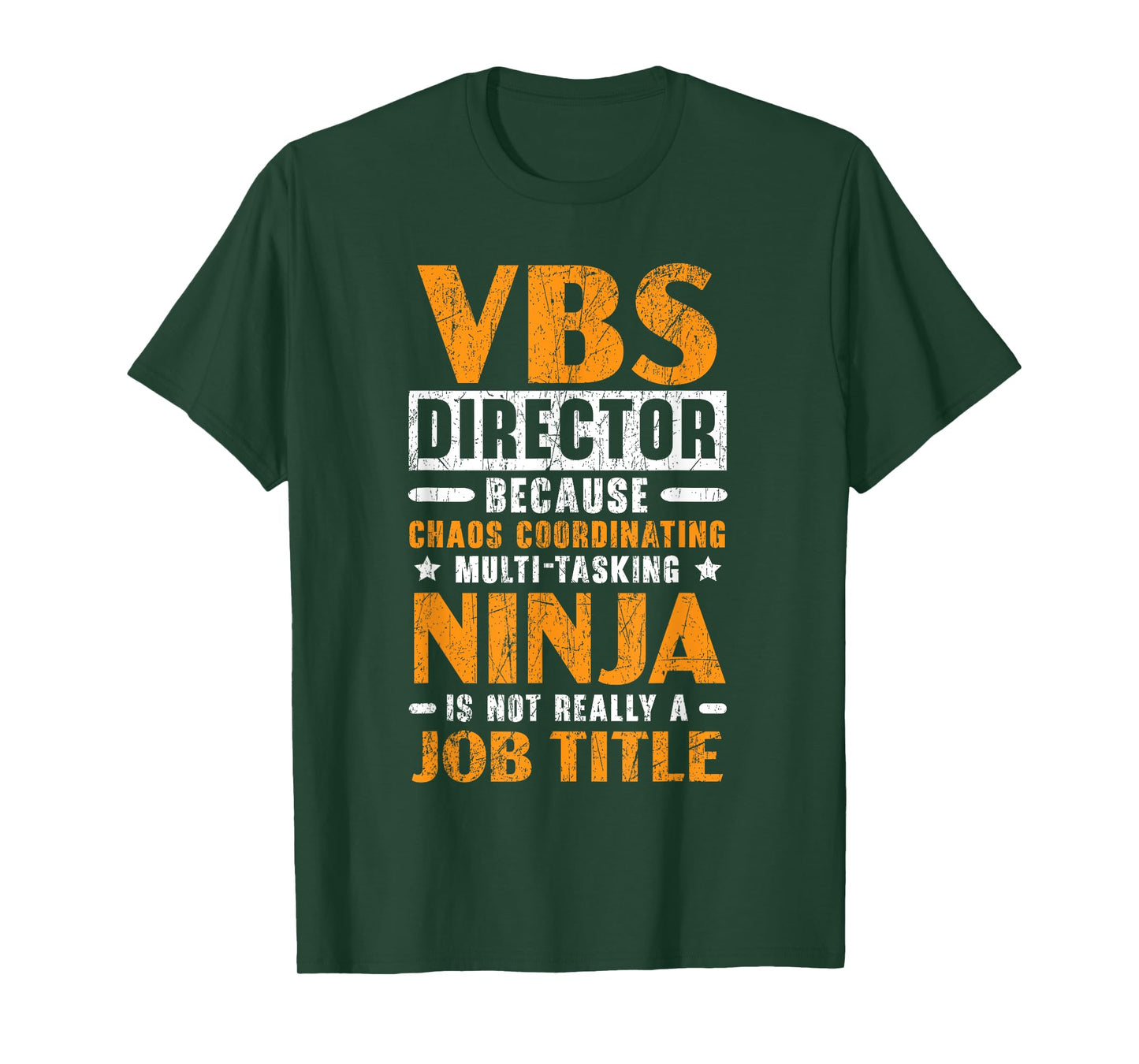 VBS Director Vacation Bible School Christian Teacher Men Women T-Shirt