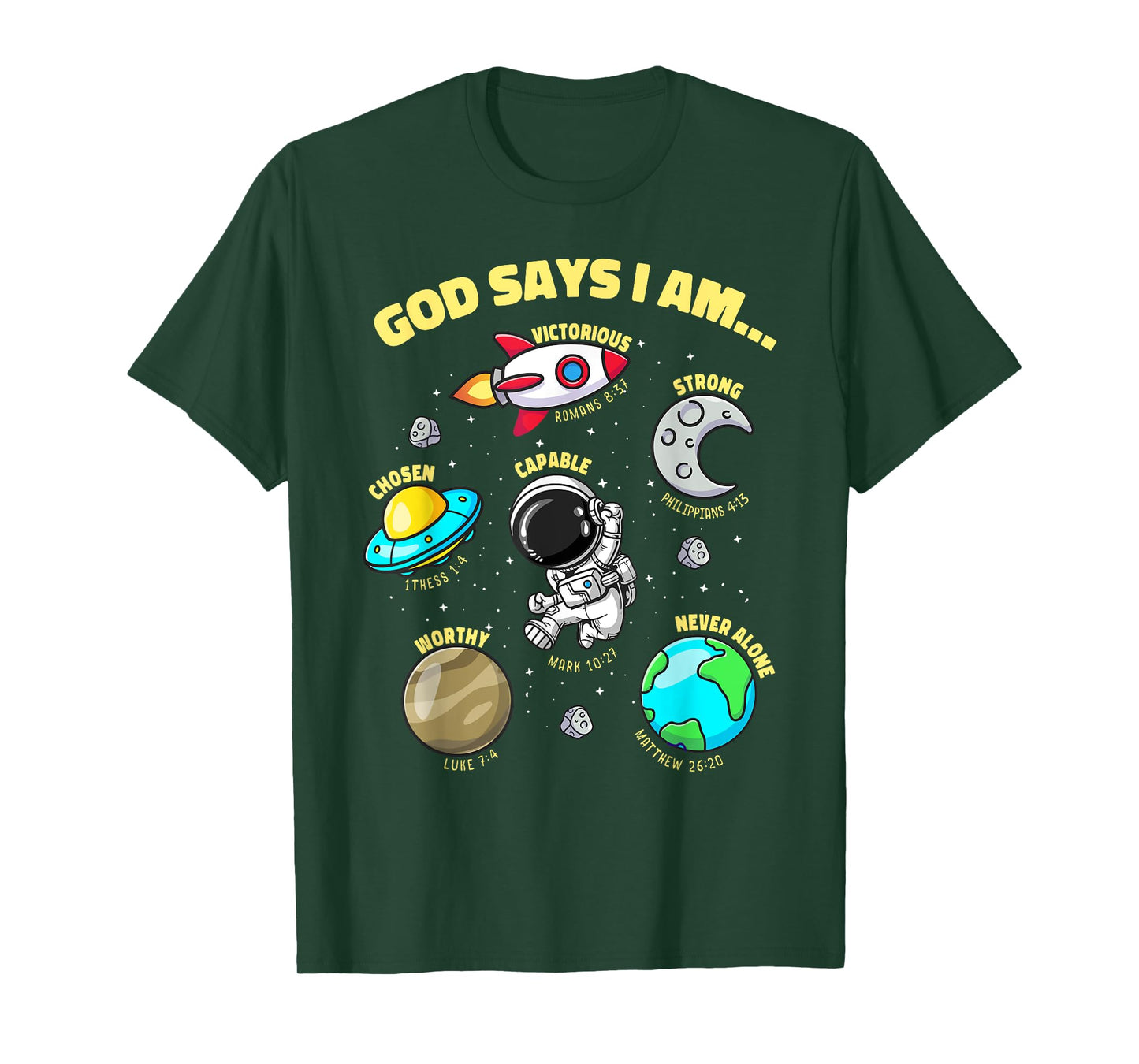 Gott sagt, ich bin - Christian Boys T-Shirt