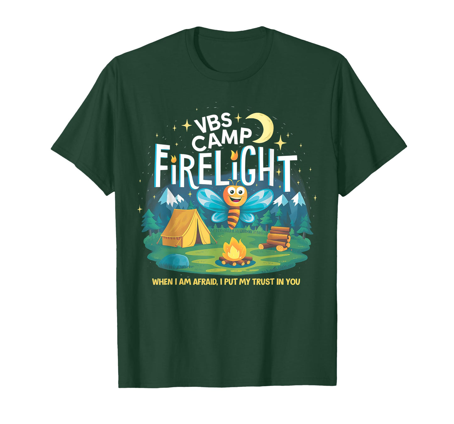 Camp Firelight VBS Camp Vacation Bible School Firework 2024 T-Shirt