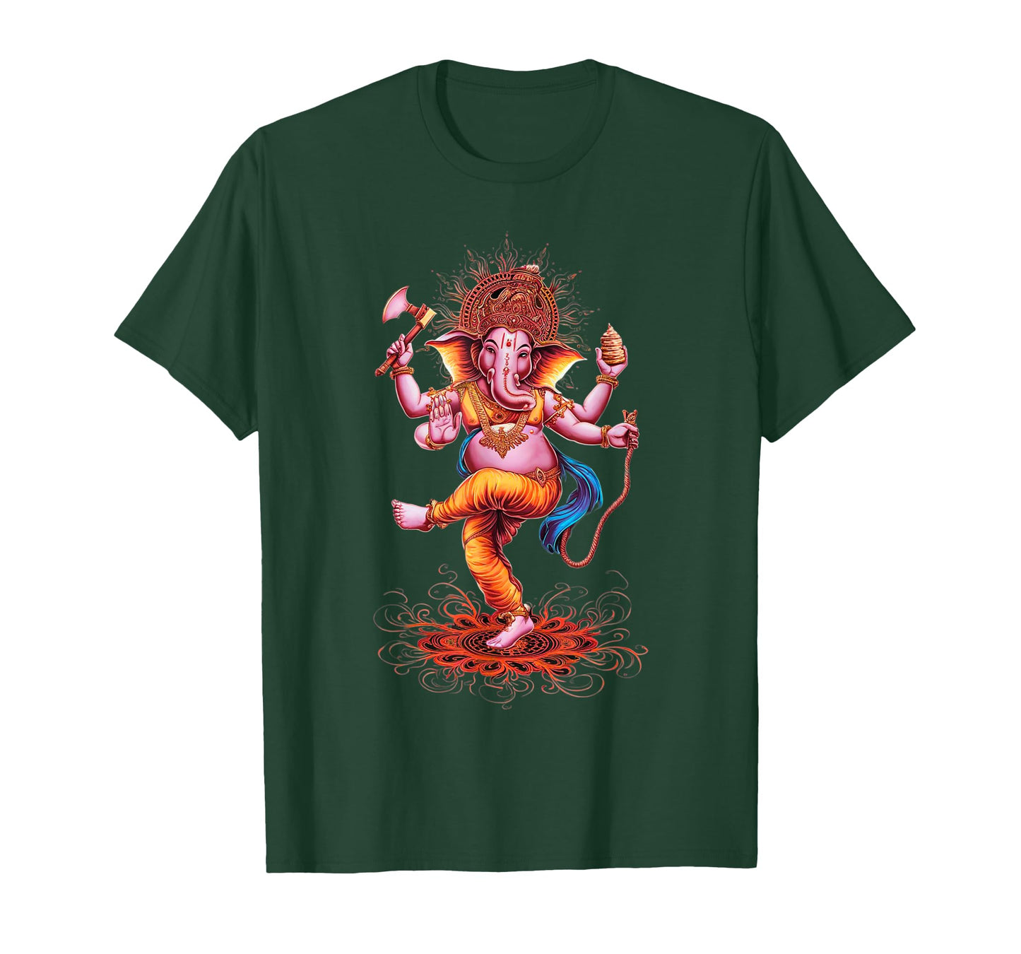 Hindu Ganesha Puja Elephant God India Meditation Yoga Murti T-Shirt