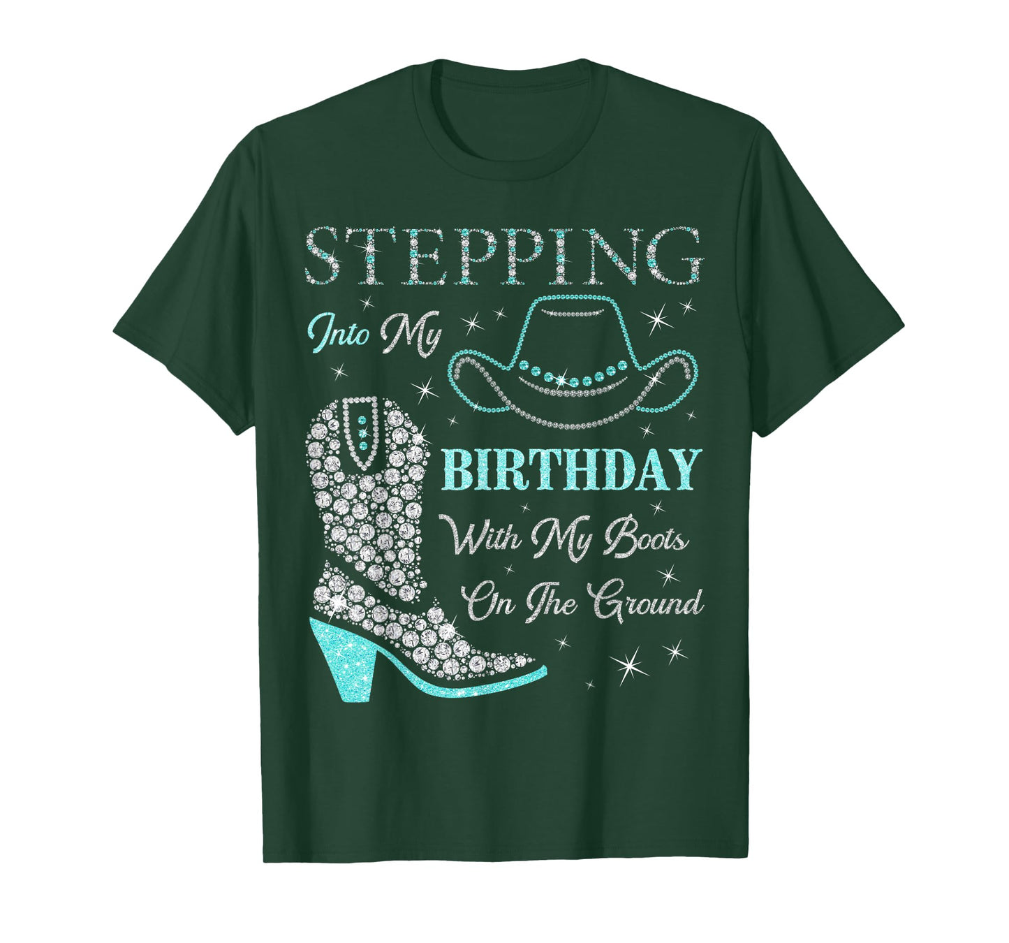 Stepping Into My Birthday With My Boots On The Ground T-Shirt