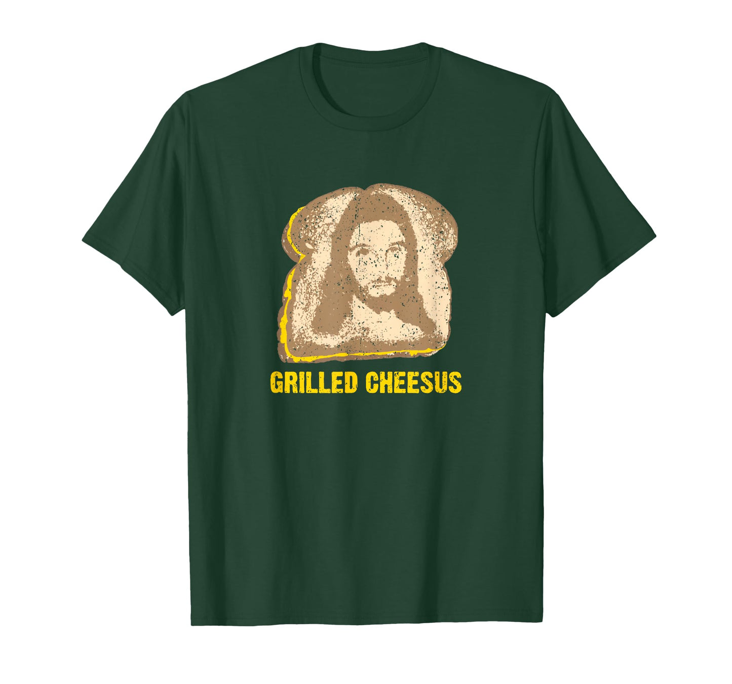 Vintage Grilled Cheesus Jesus Religious Bible Verse T-Shirt