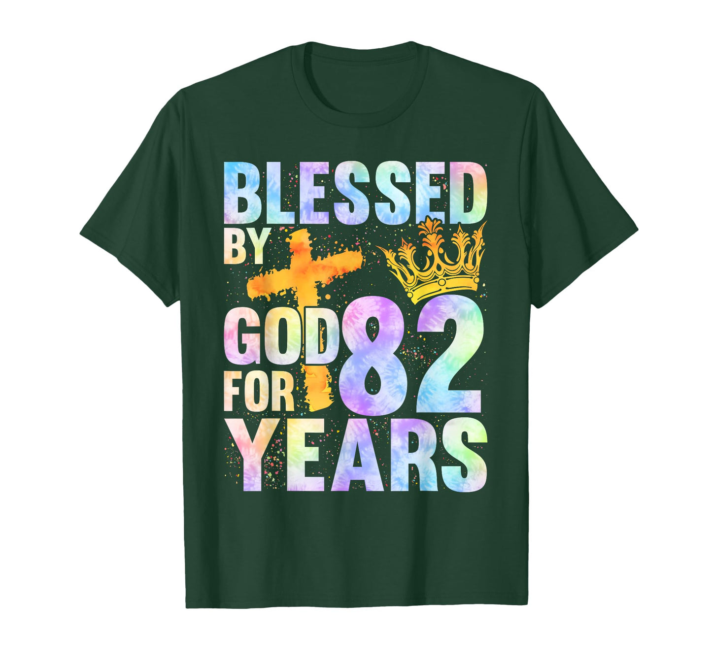 Blessed By God For 82 Years Happy 82nd Birthday T-Shirt