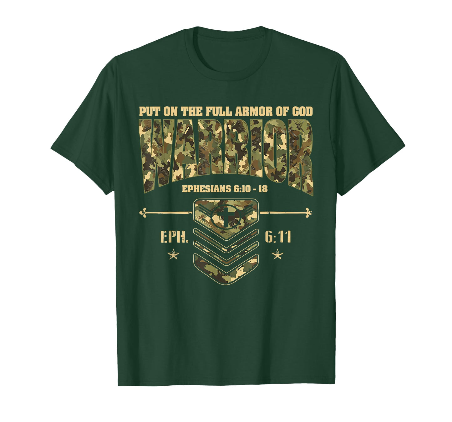 Put On The Full Armor of God - Christian Religious Bible T-Shirt
