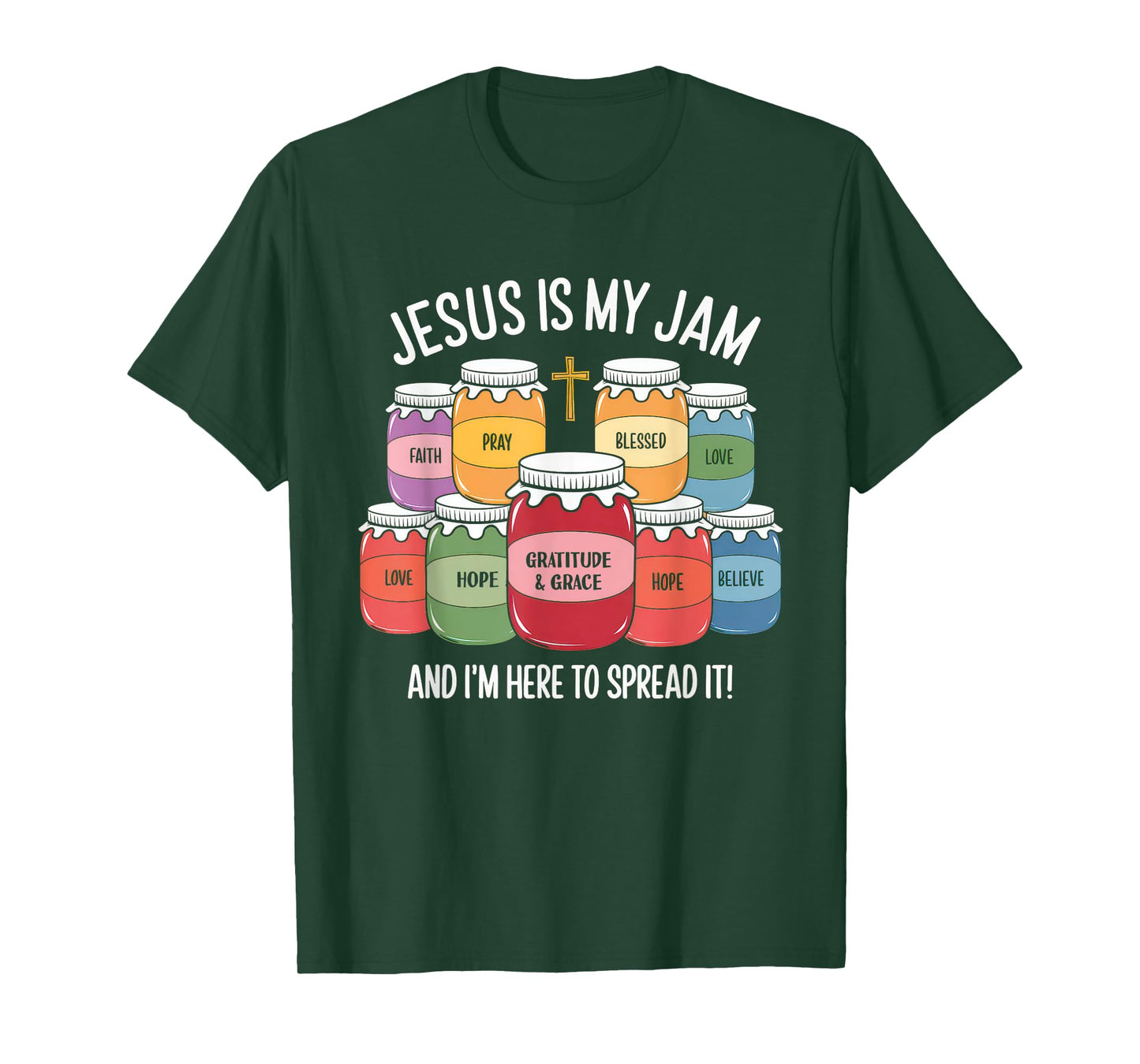 Jesus is My Jam Tshirt Men Women Christian Bible Verse T-Shirt
