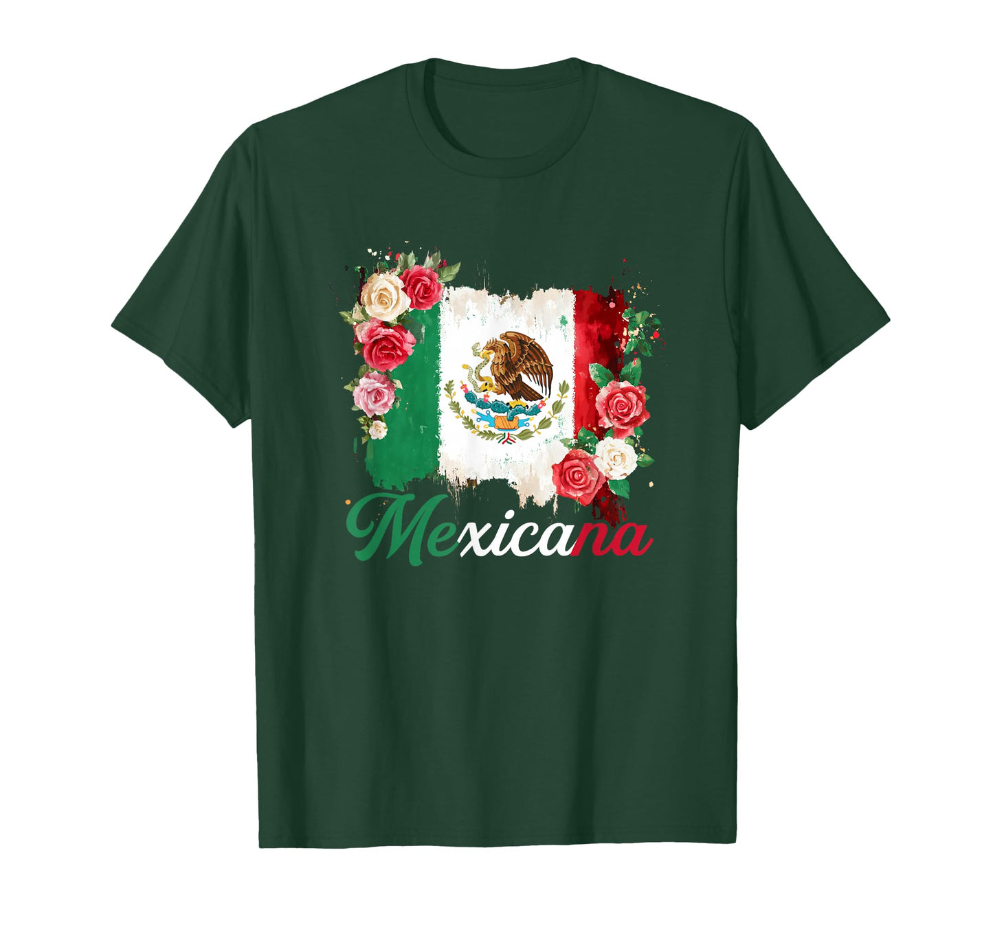 Mexicana Latina Mexico Flag Mexican Girl Mexico Women T-Shirt