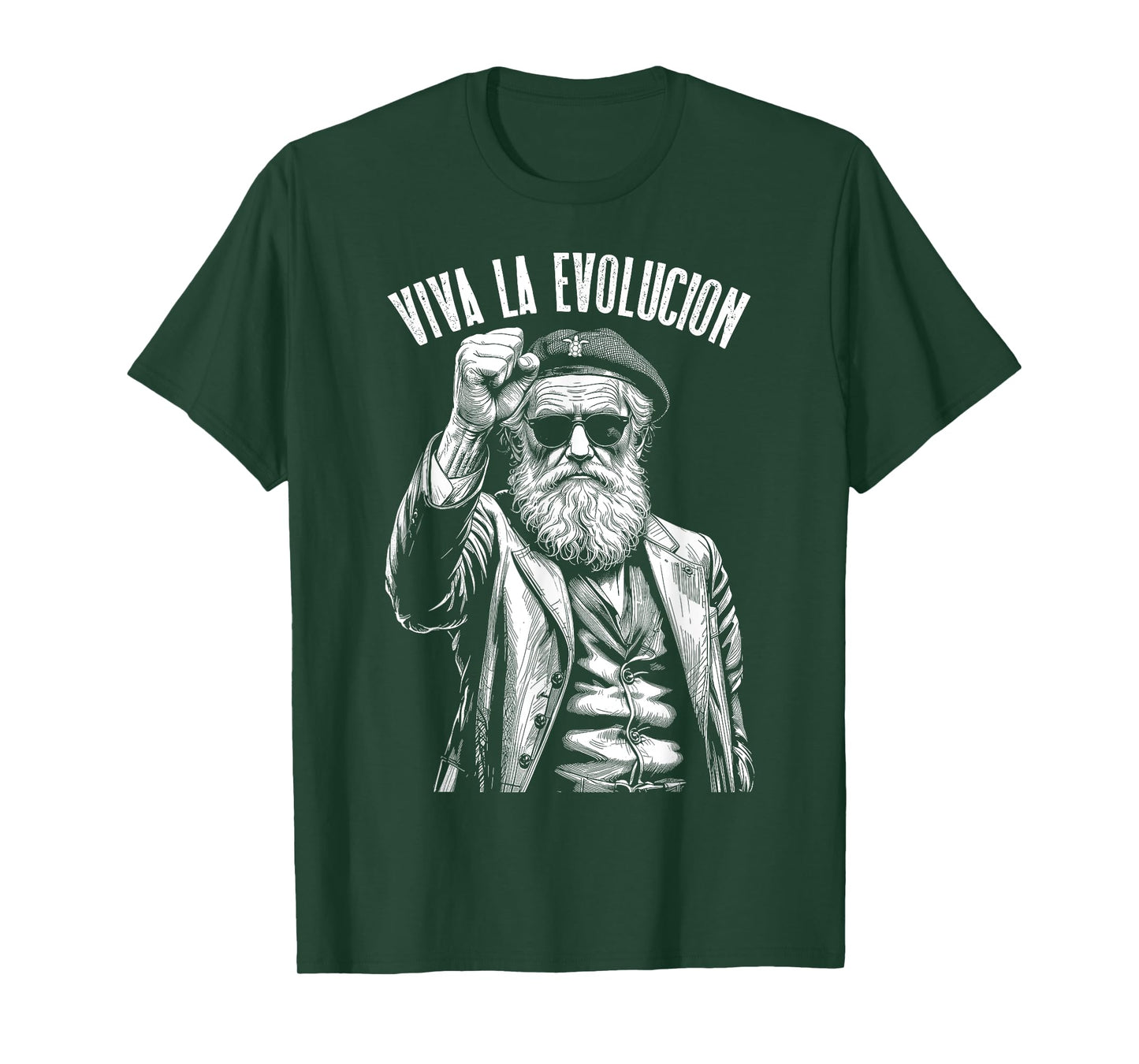 Viva La Evolucion Darwin Funny Evolution Revolutionary T-Shirt