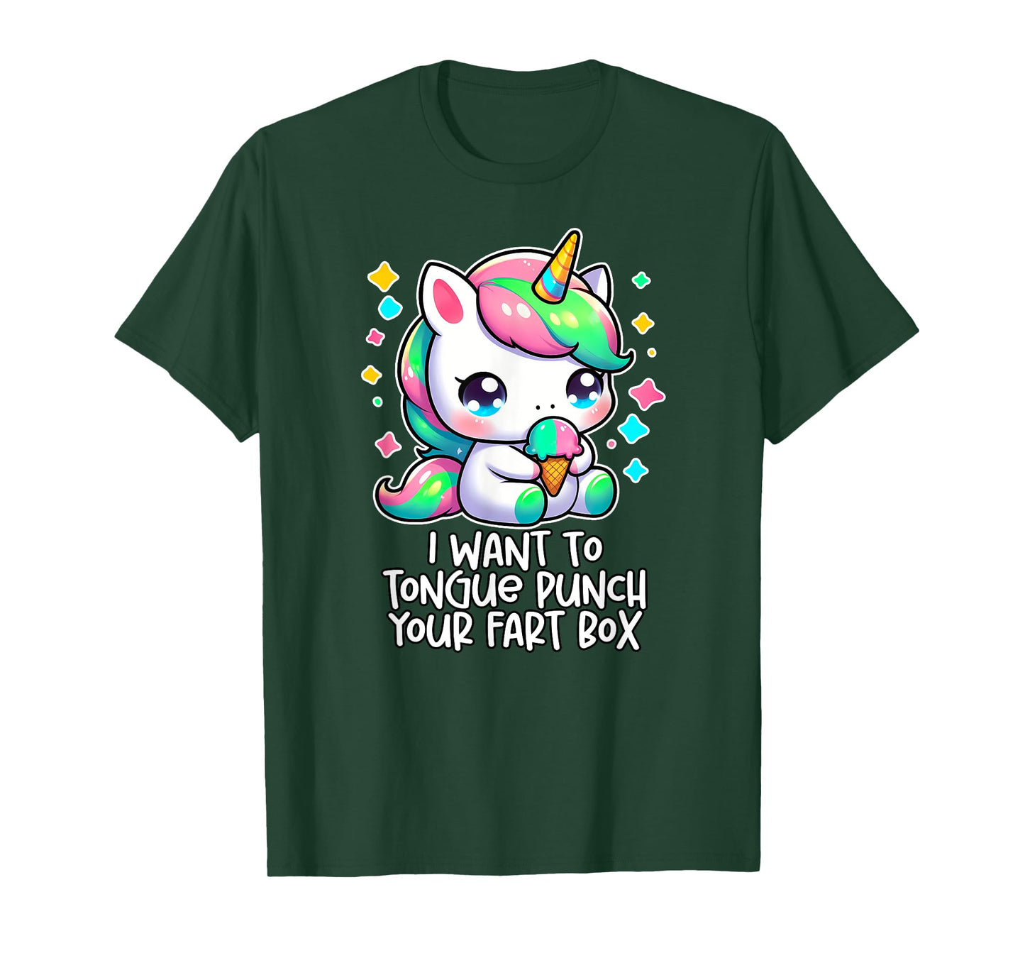 I WANT TO TONGUE PUNCH YOUR FART BOX Funny Inappropriate Gag T-Shirt