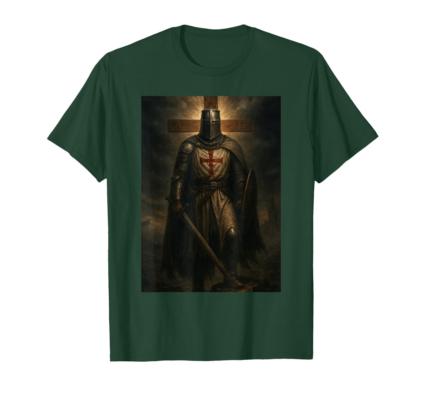 Catholic Templar - Christian Crusader Warrior of Christ T-Shirt