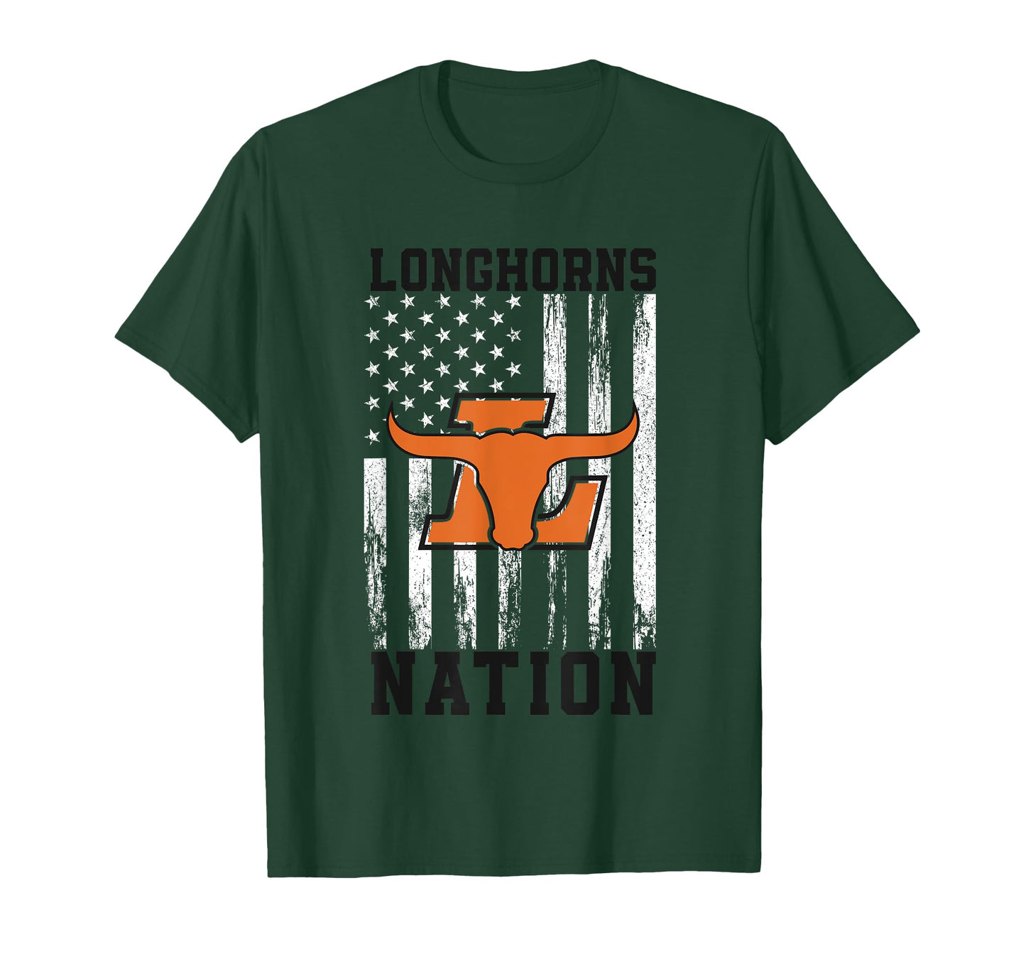 Lanier Longhorns Logo Nation HS T-Shirt