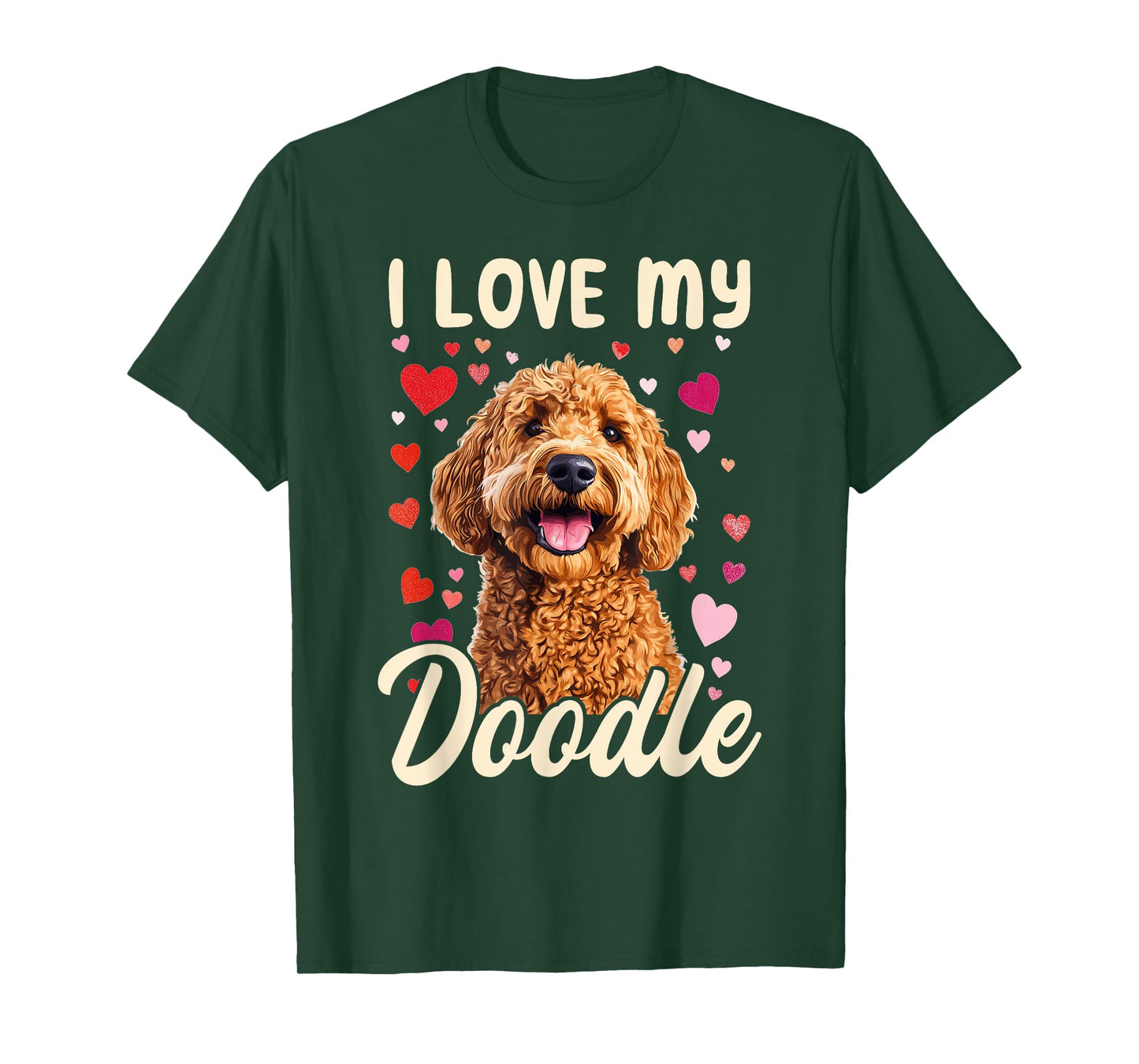 Goldendoodle Dog Breed I Love My Doodle T-Shirt
