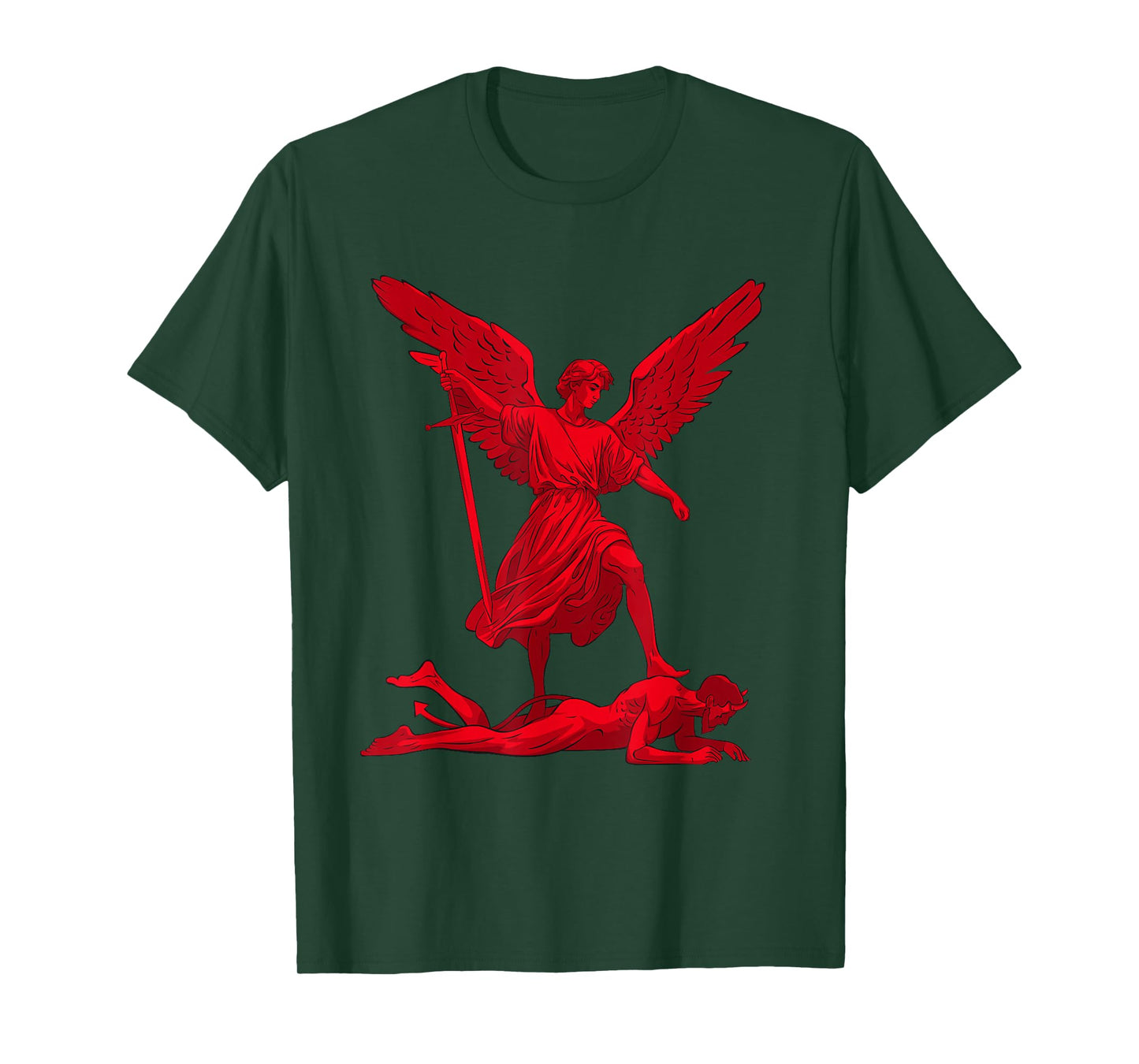 SAINT MICHAEL ARCHANGEL DEFEATING EVIL T-Shirt
