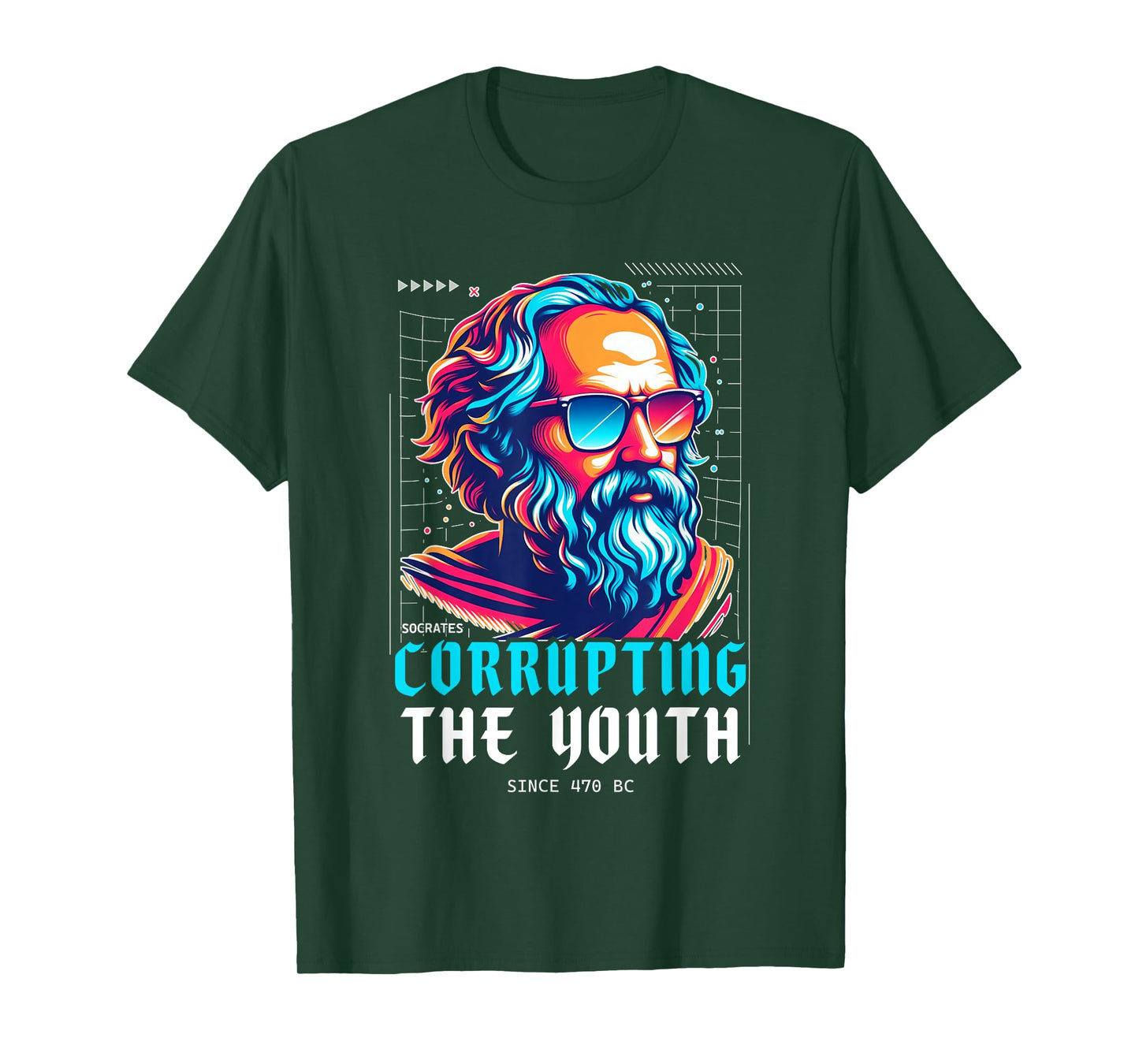 Socrates Shirt Greek Stoic Philosopher Corrupting The Youth T-Shirt