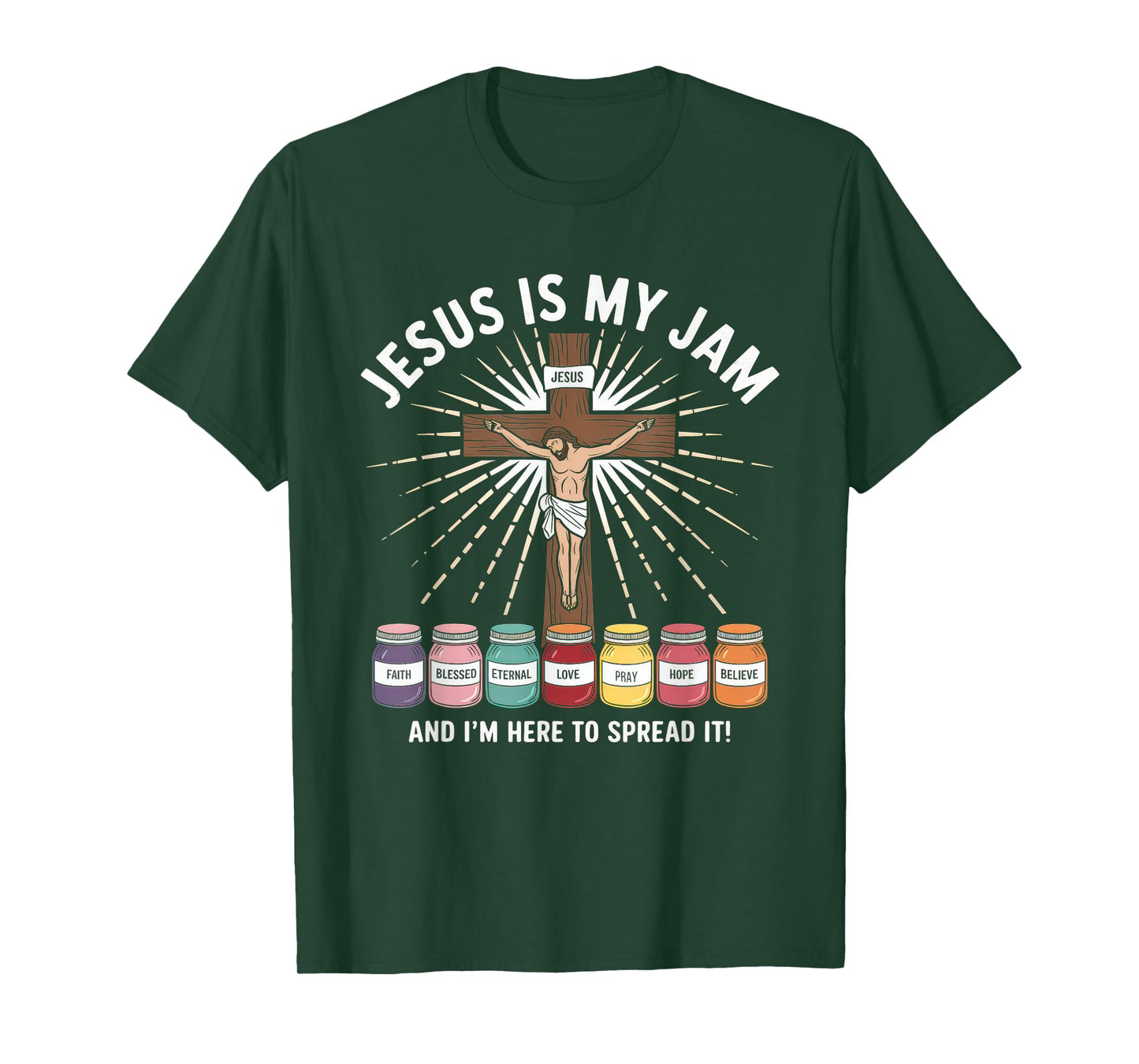 Jesus is My Jam Tshirt Men Women Christian Bible Verse T-Shirt