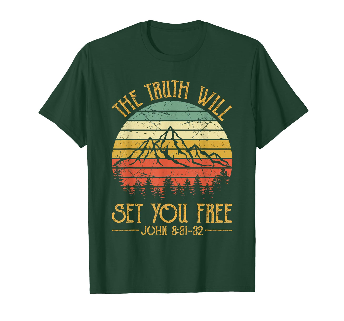Truth Will Set You Free Tshirt Mens Womens Kids Christian T-Shirt