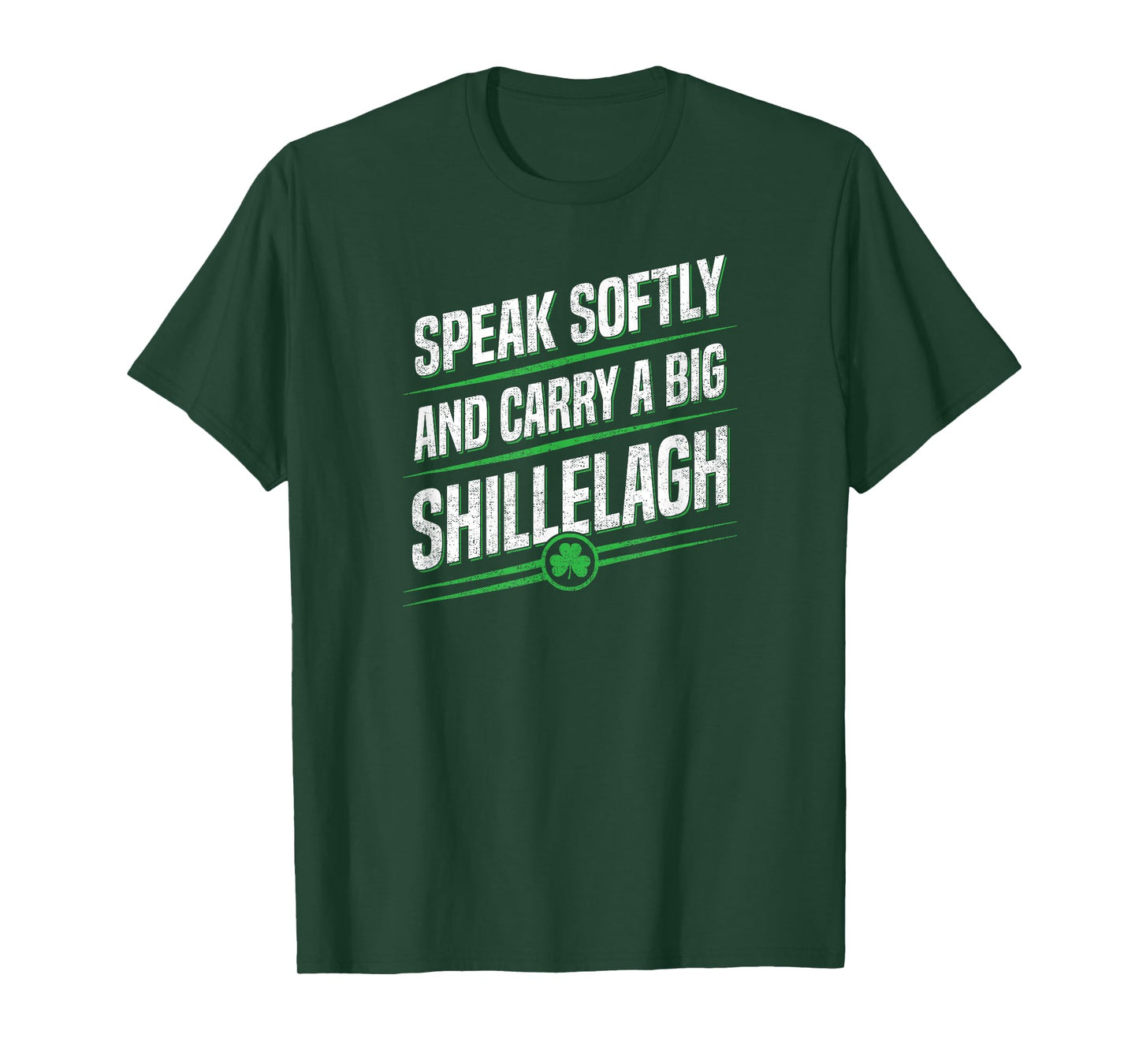 Funny Irish Shillelagh tee St. Patricks Shamrock Big Stick T-Shirt