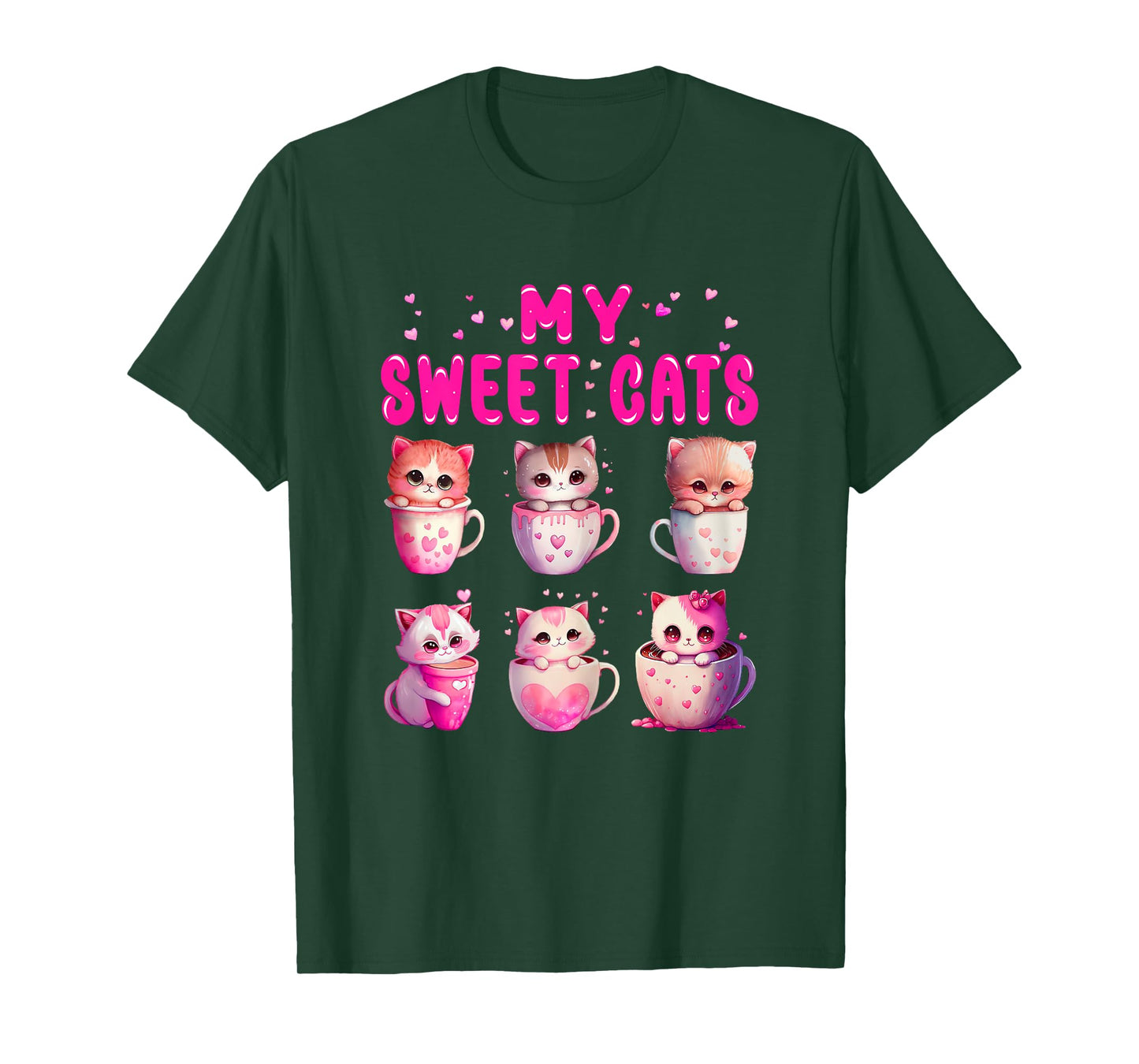 sweet cats Cute Baby Cat Meow Squad Life Is Better With Cats T-Shirt
