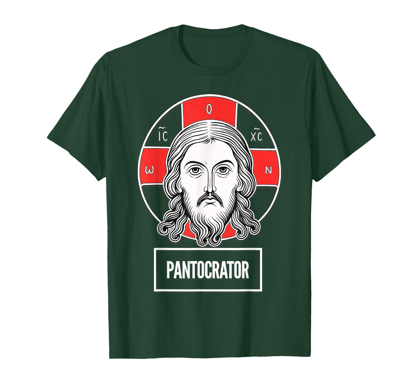 Orthodox Christian Eastern Orthodox Christ Pantocrator Icon T-Shirt