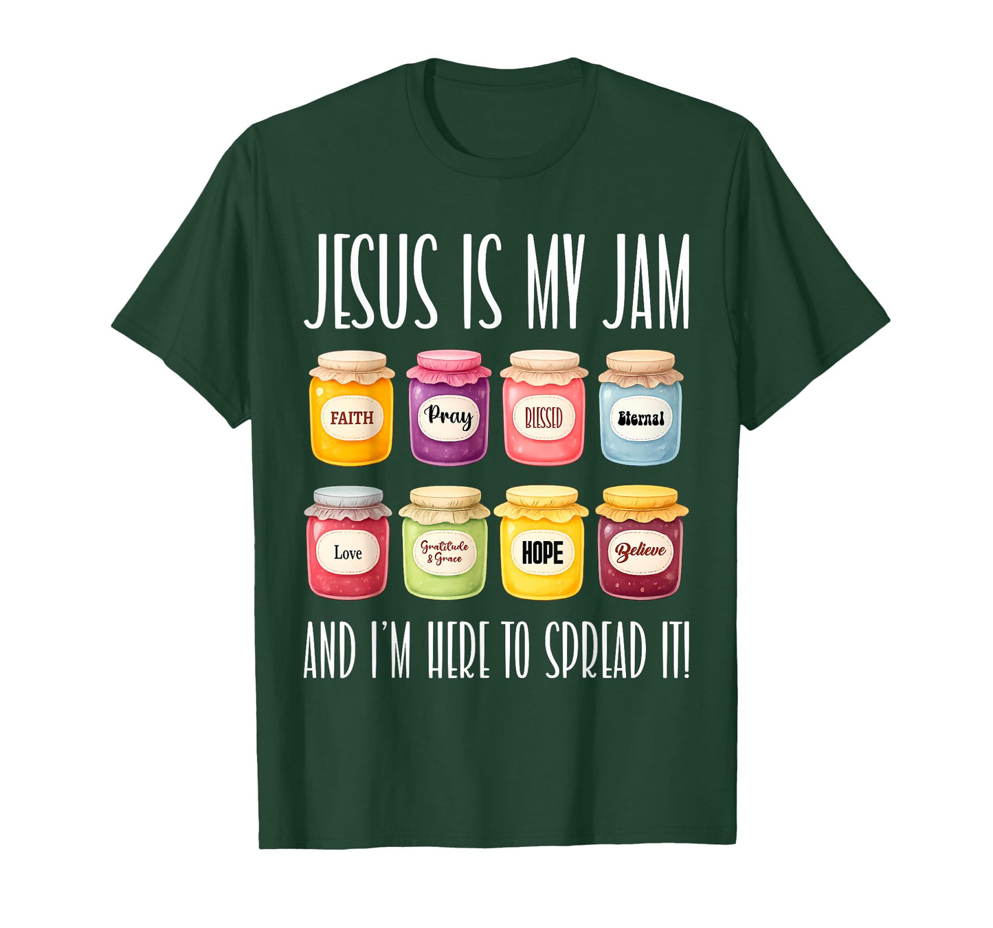Jesus is My Jam Christian Bible Verse God Christian Faith T-Shirt