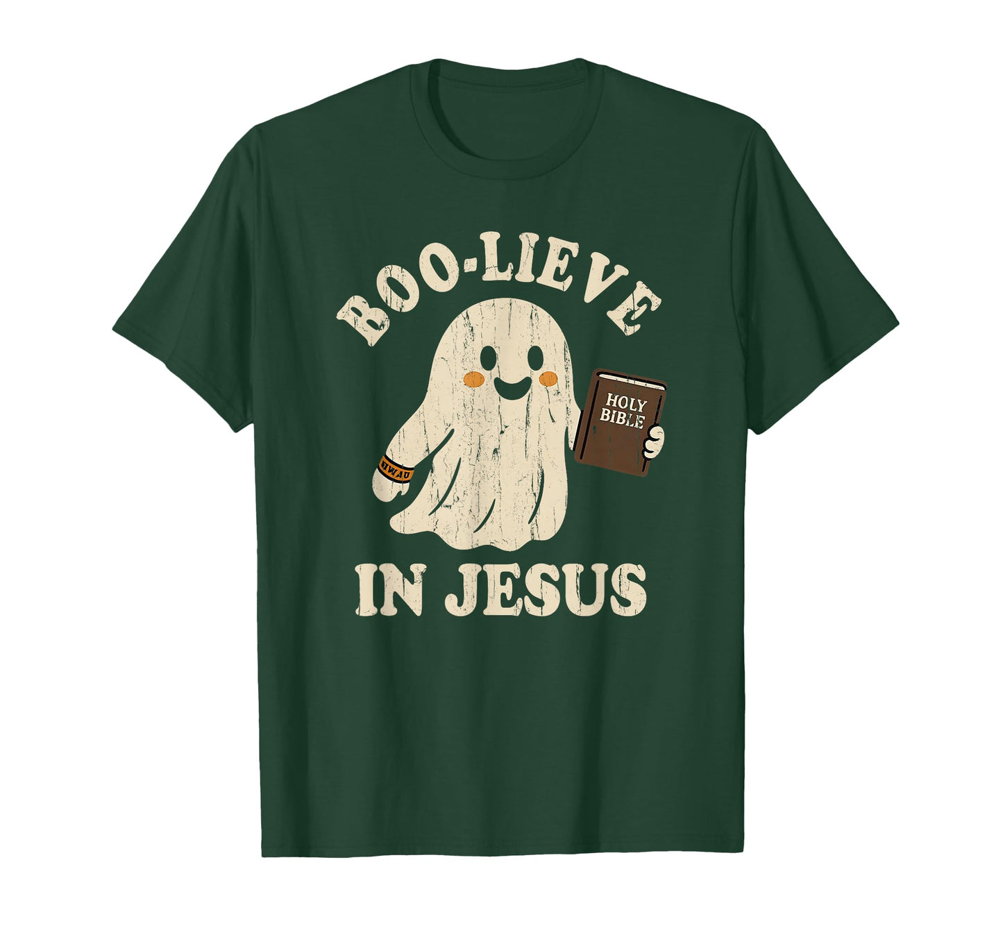 Boo-Lieve in Jesus, Christian Halloween T-Shirt