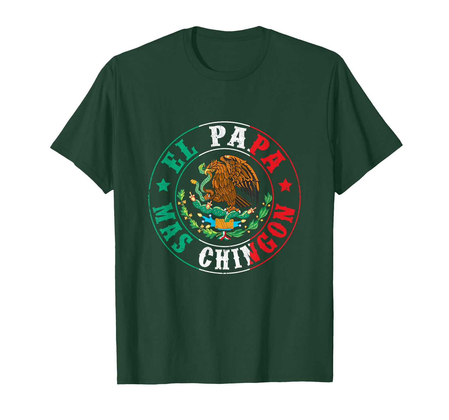 El Papa Mas Chingon Dia Del Padre Mexican Dad Father's Day T-Shirt