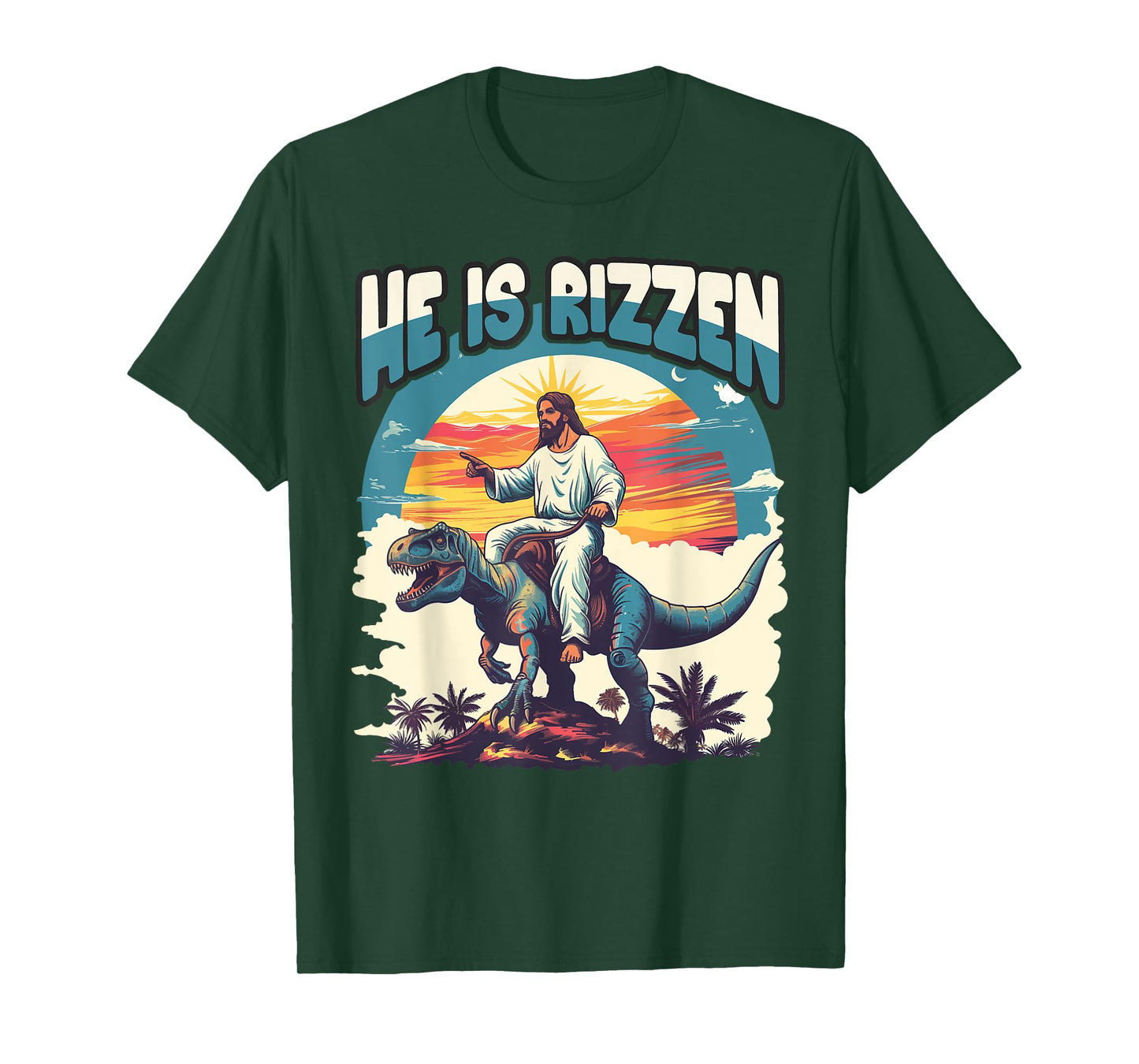 He Is Rizzen Jesus He Has Rizzen Jesus T-Shirt
