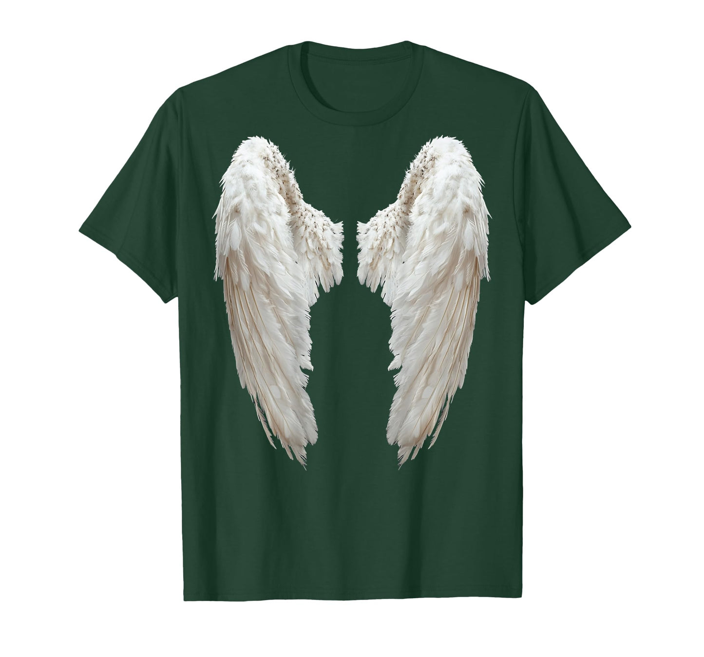 Angel Wings On Back Of T-Shirt