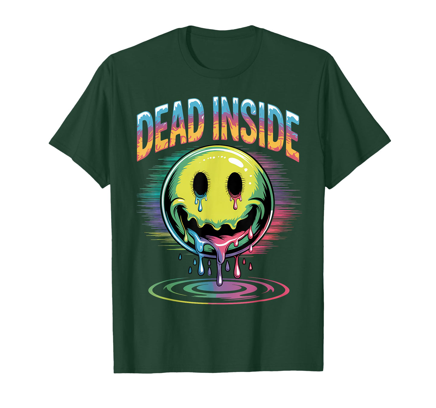 Funny Trippy Dead Inside Quote Sarcasm Meme Gothic T-Shirt