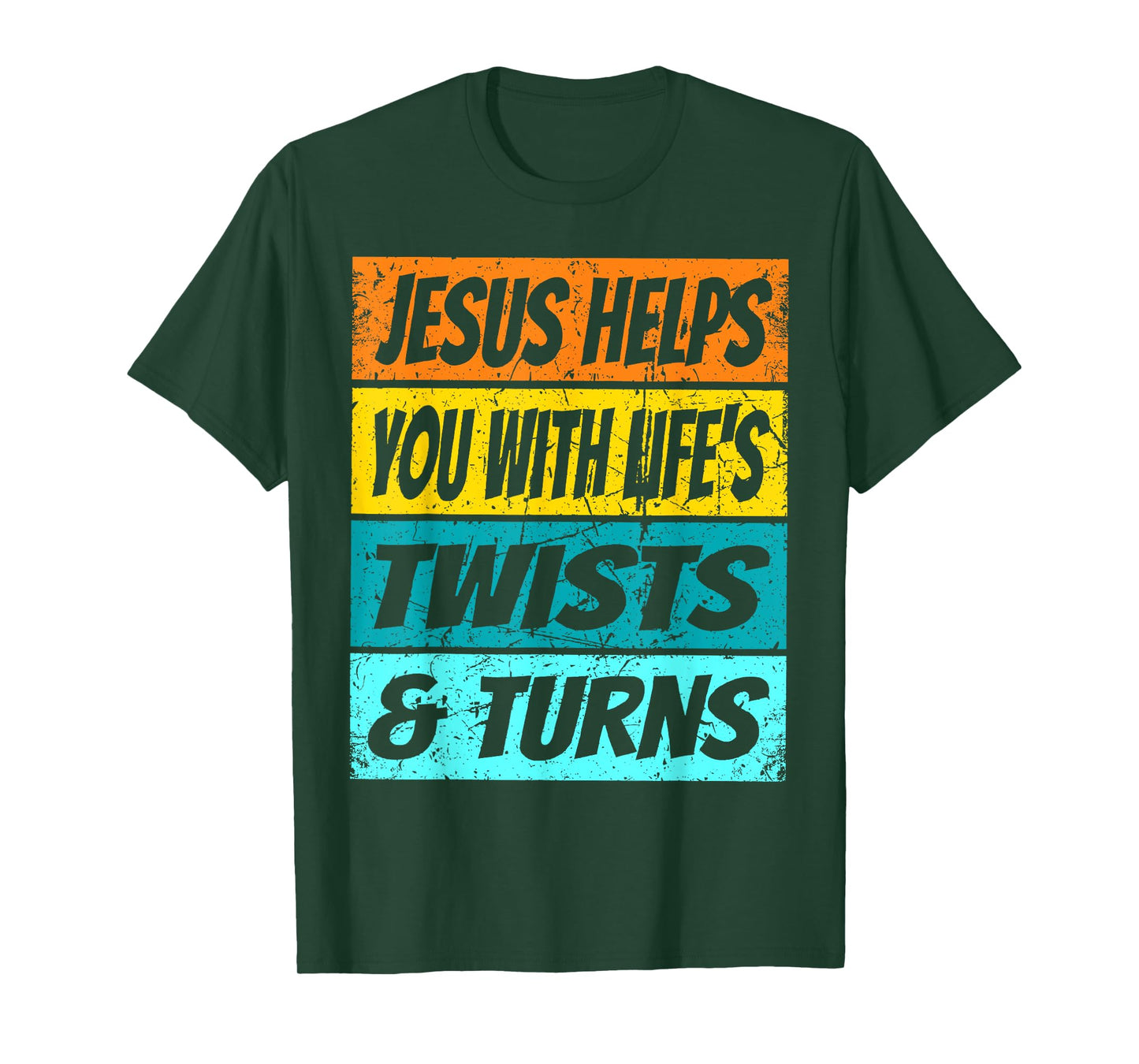 Retro Jesus Helps You With Life's Twists And Turns VBS 2023 T-Shirt