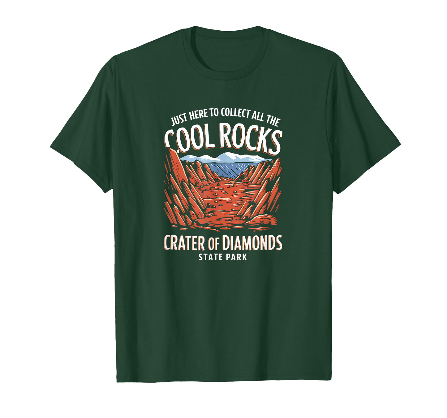 Funny Rock Collector Crater Of Diamonds State Park T-Shirt