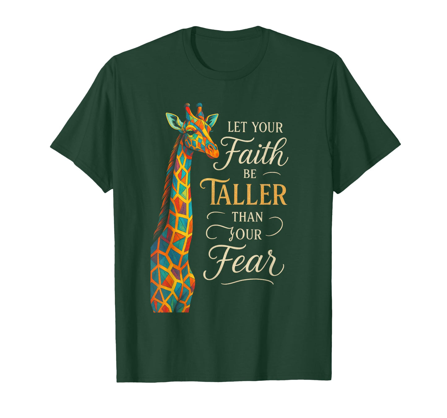 Let Your Faith Be Taller - Faith Zoo Charm T-Shirt