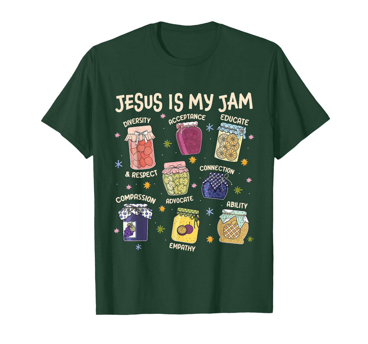 Jesus Is My Jam Christian Jesus Bibble Verse T-Shirt