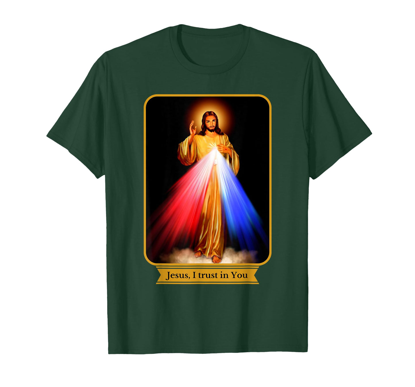 Divine Mercy Jesus I Trust In You Catholic T-Shirt