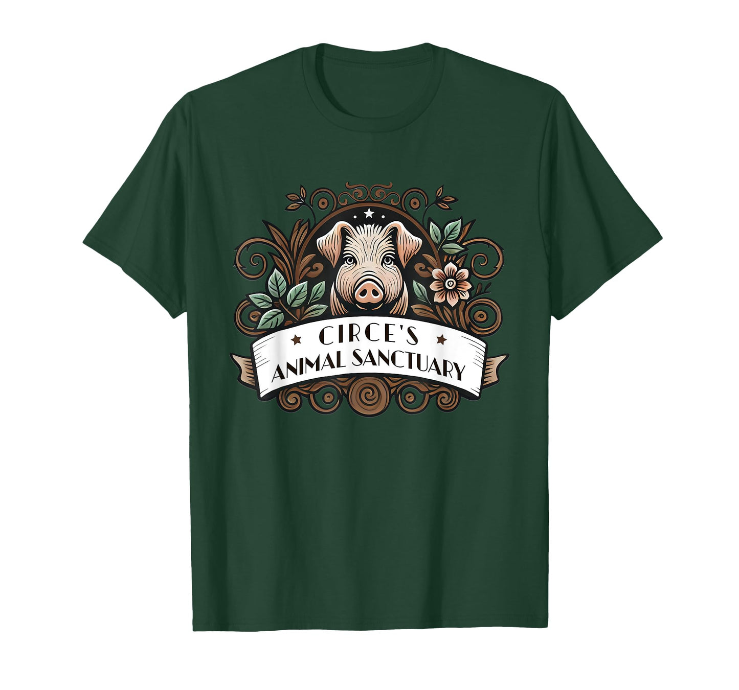 Circe Ancient Greek Goddess Animal Sanctuary T-Shirt