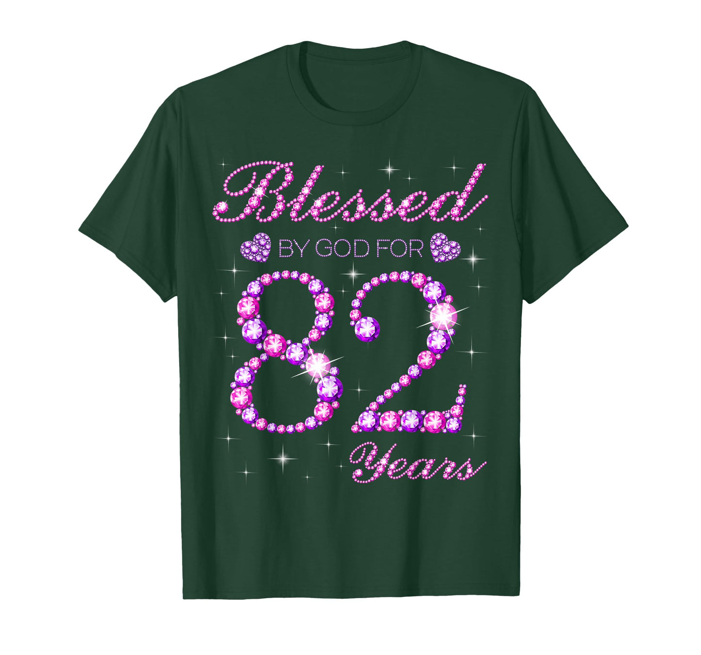 Blessed by God for 82 Years Old 82nd Birthday Party T-Shirt