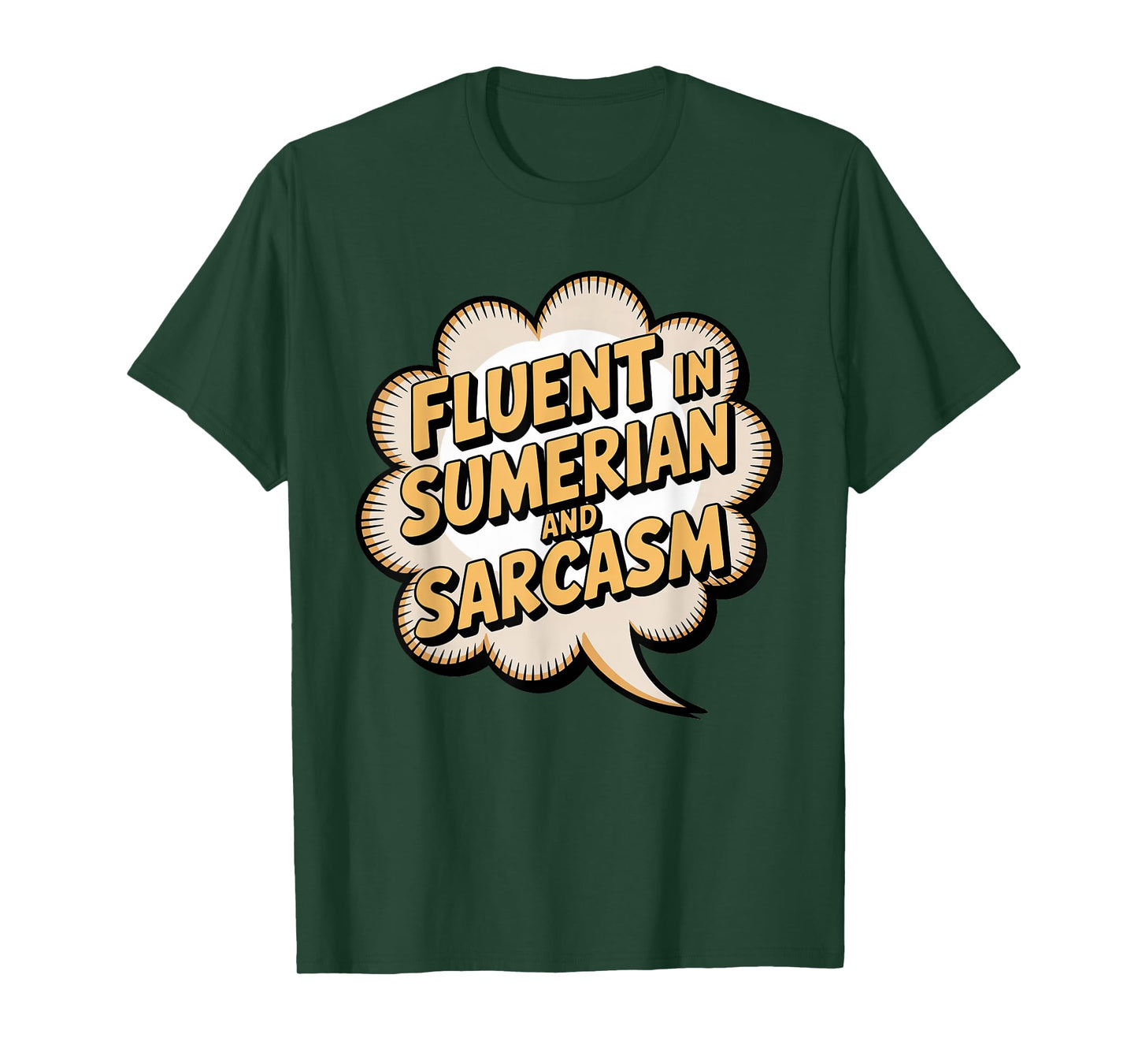 Fluent in Sumerian Sarcasm Enki Anunnaki Mythology Fan T-Shirt