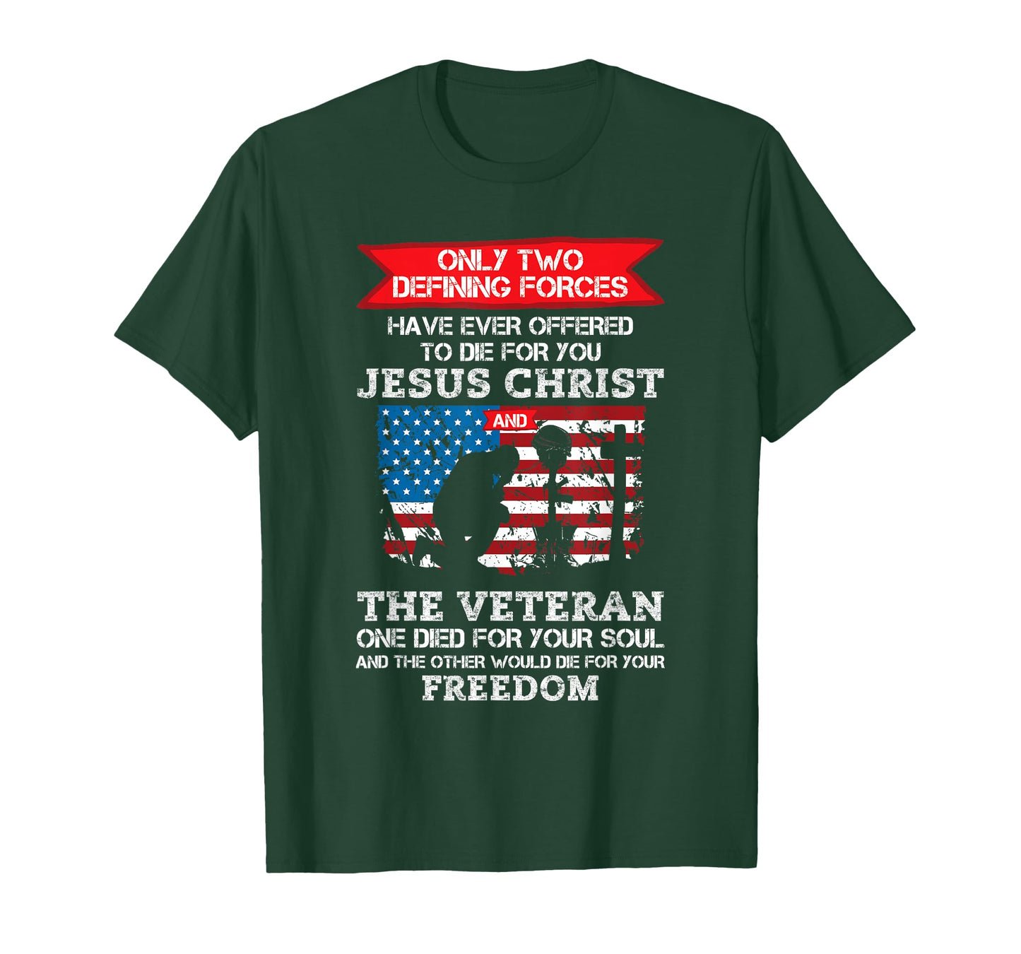 Honor Our Vets, Christian Veterans T-Shirt