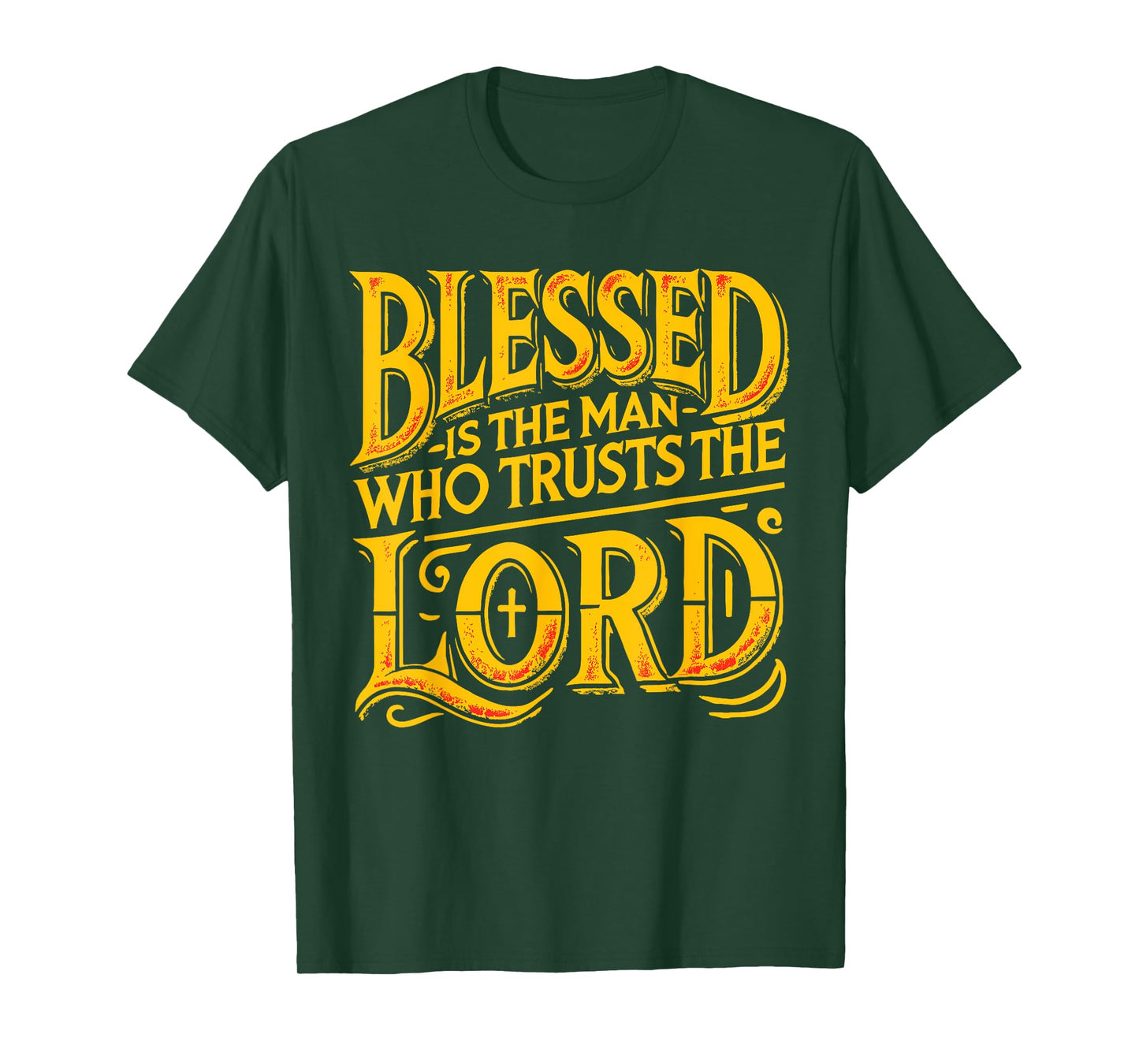 Bible Scripture Verse Jeremiah 17:7 christian men T-Shirt