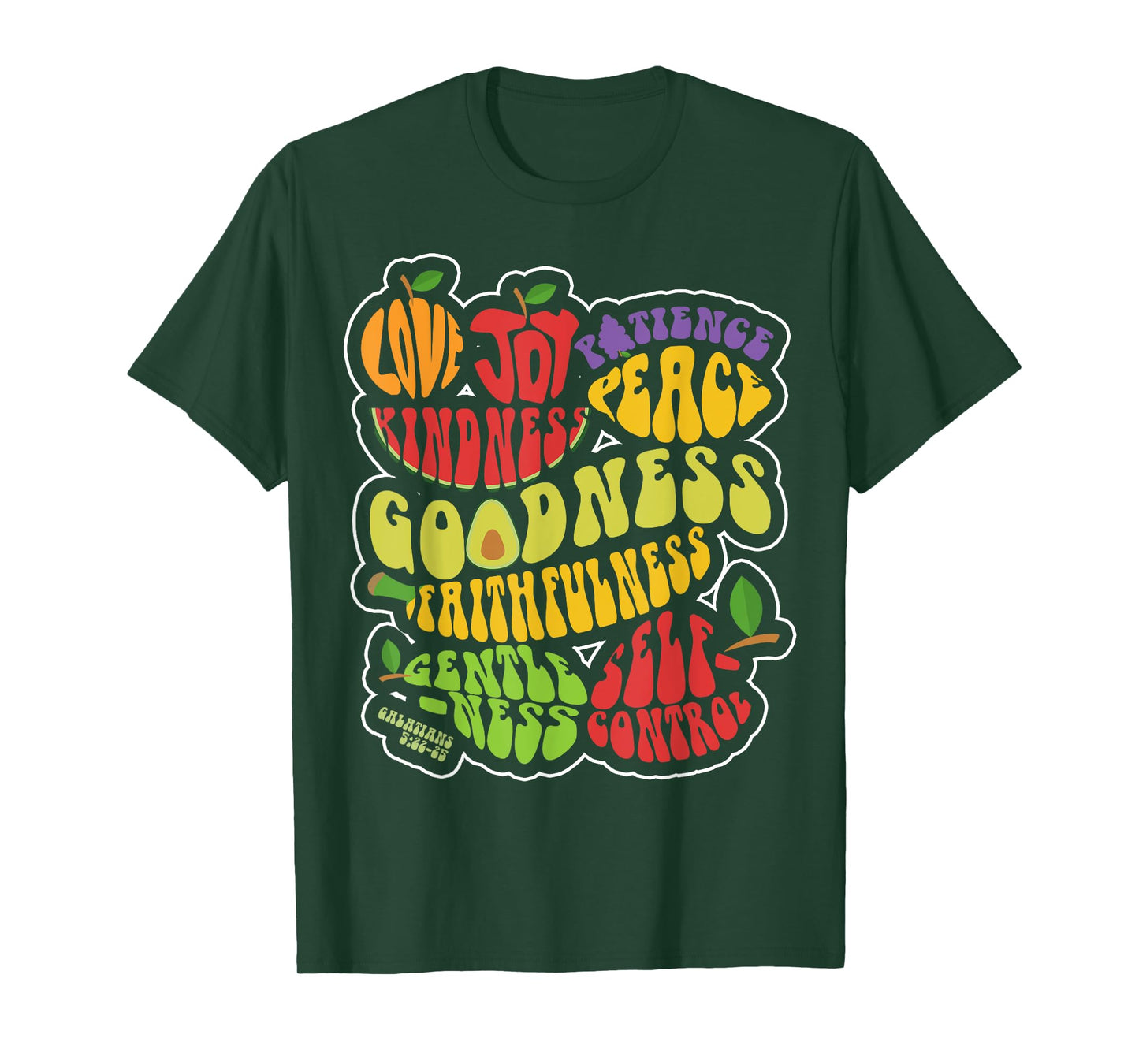 Awesome Galatians Fruit Of The Spirit Religious Verses T-Shirt