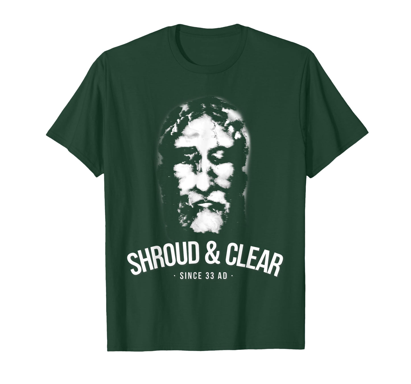 Shroud Of Turin Face of Jesus Christ Catholic T-Shirt