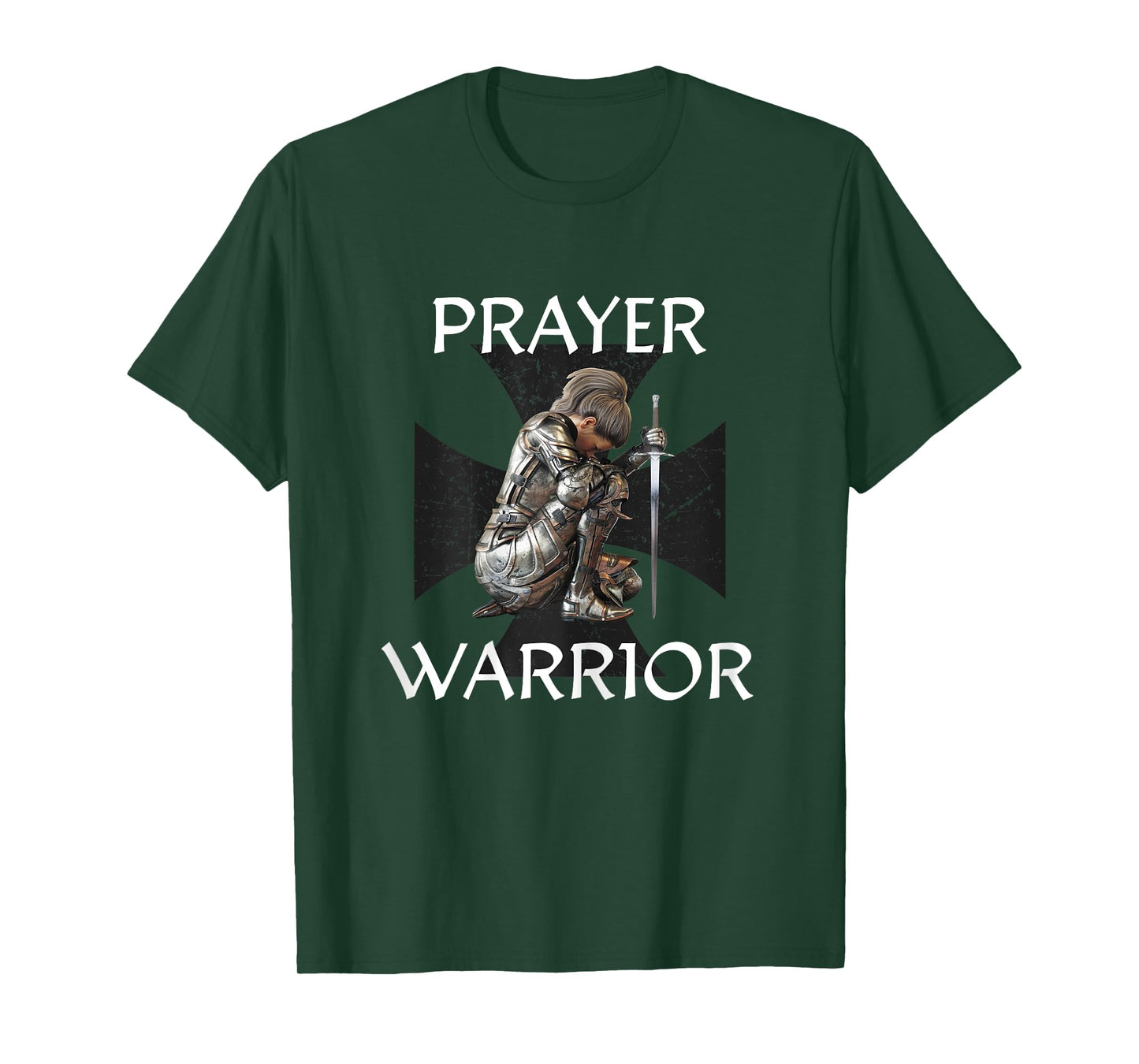 Christian Bible Verse Religious Gifts Women Prayer Warrior T-Shirt