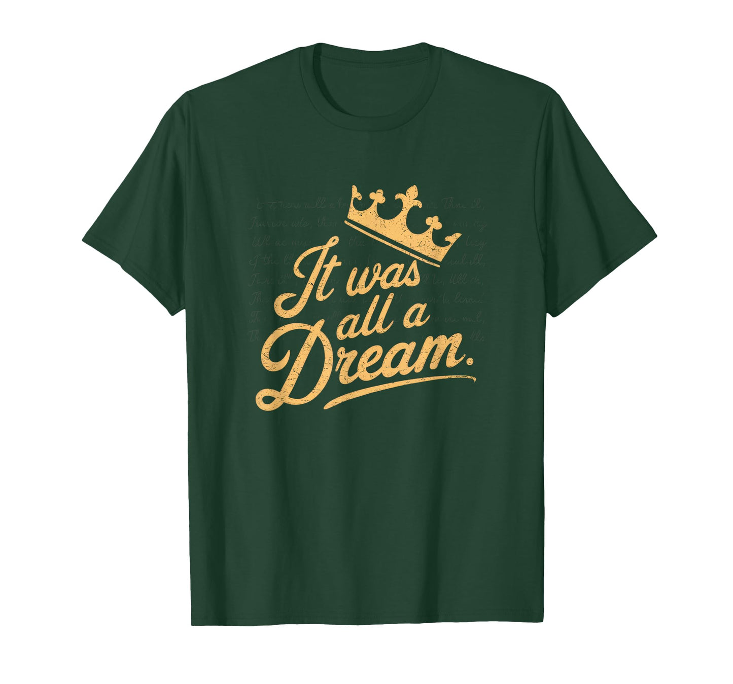 It Was A Dream Tshirt Men Women Rap 1990s Music Hip Hop T-Shirt