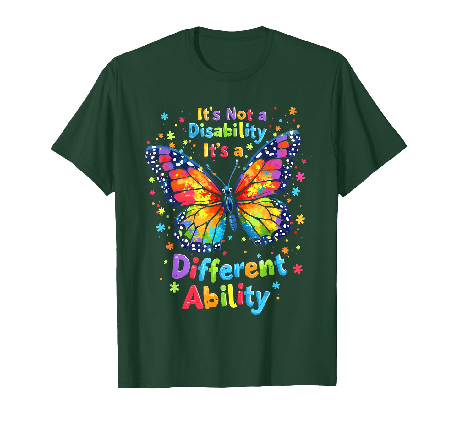 It's Not A Disability It's A Different Ability Handicapped T-Shirt