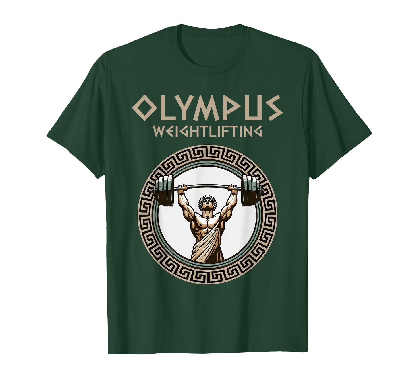 Gym Olympus Weight Lifting Strength of the Gods T-Shirt