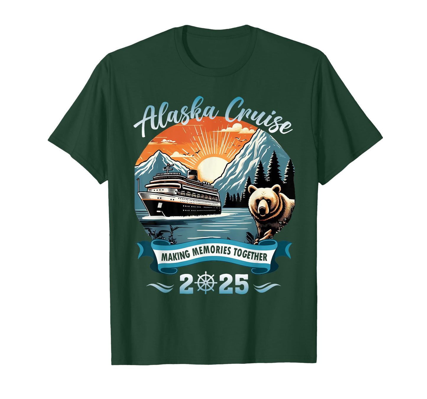 Matching Family Friends And Group Alaskan Alaska Cruise 2025 T-Shirt
