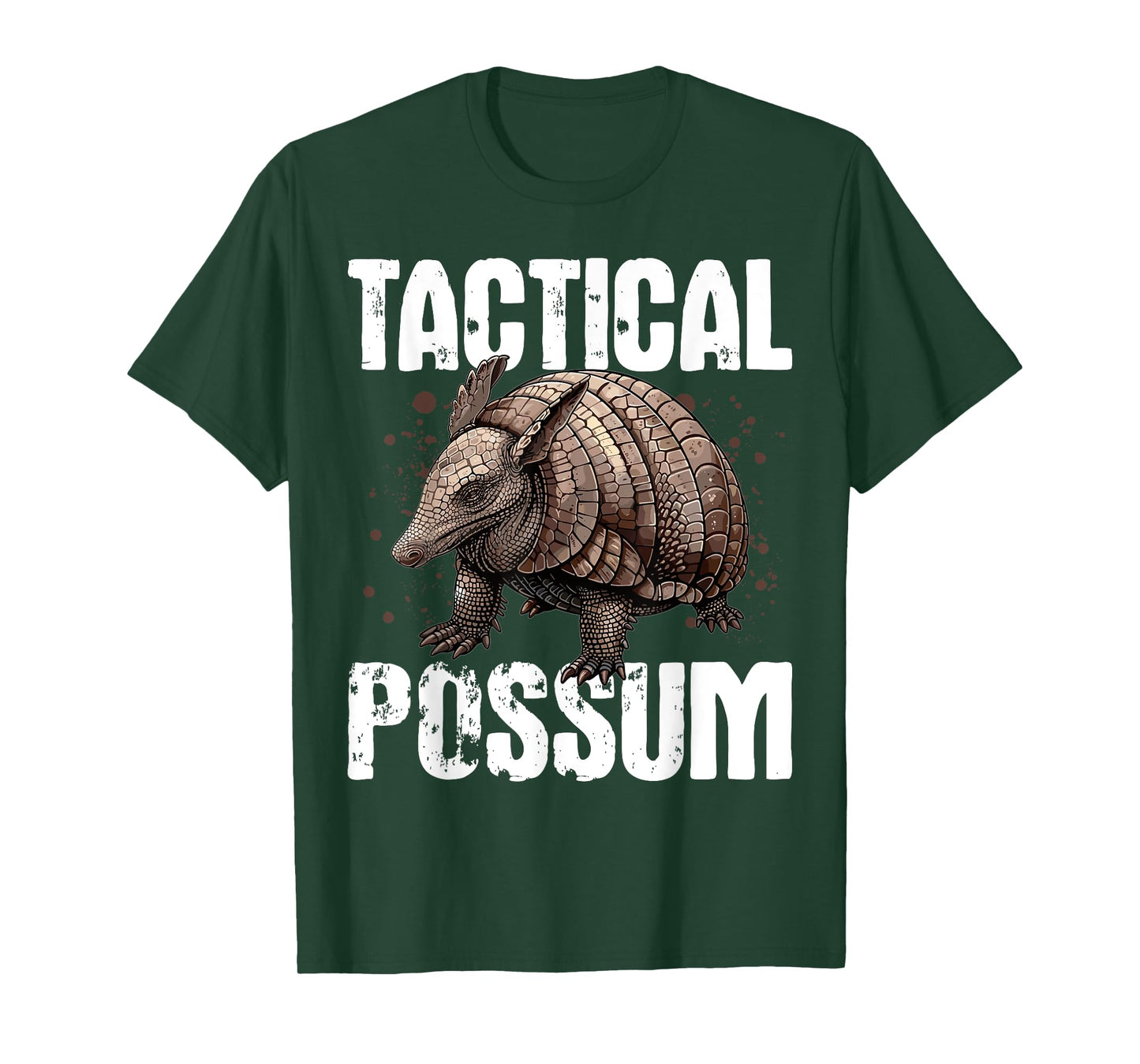 Funny Armadillo Animal Tactical Possum T-Shirt