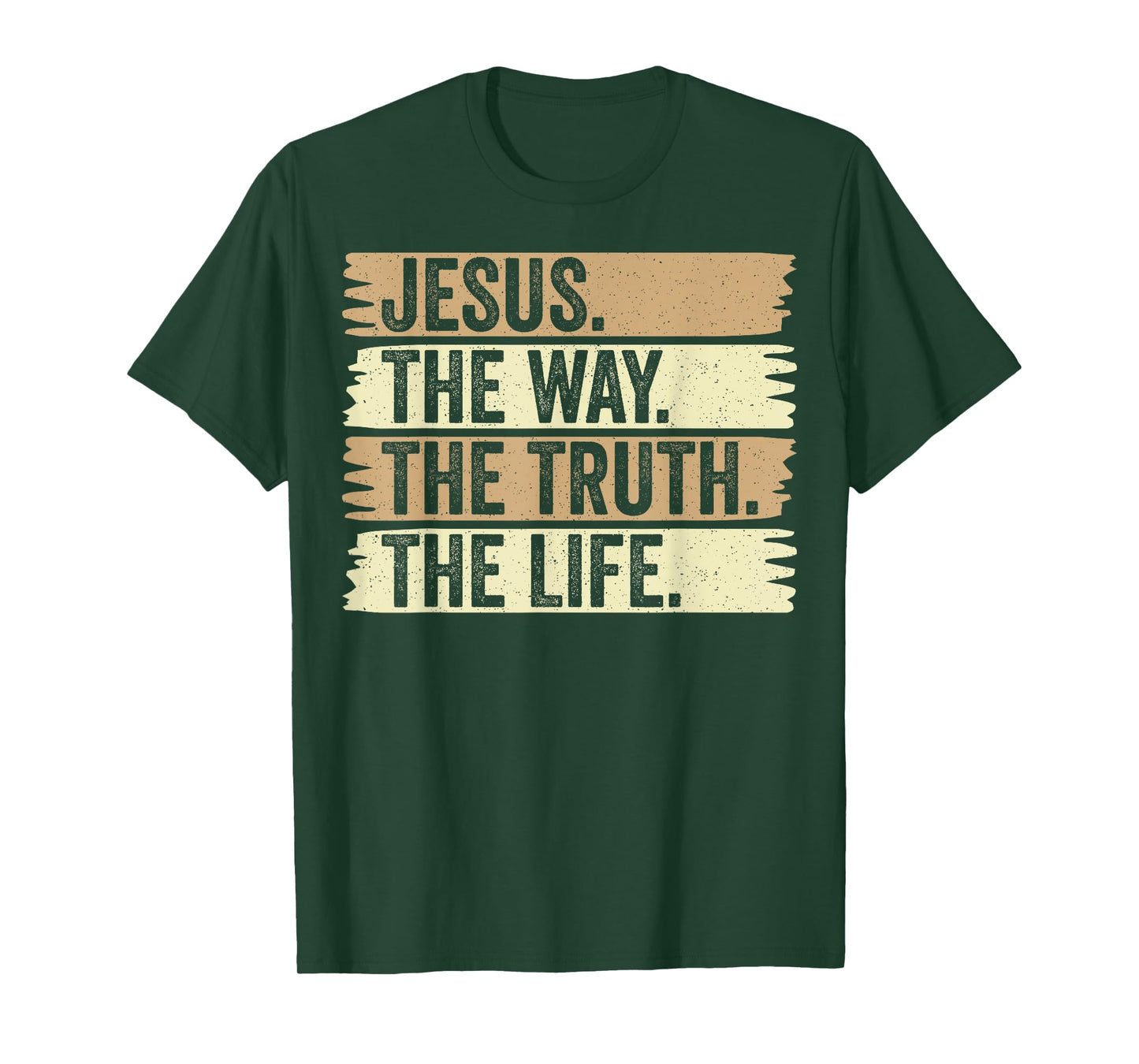 Retro Jesus The Way Truth and Life Vintage Christian Worship T-Shirt