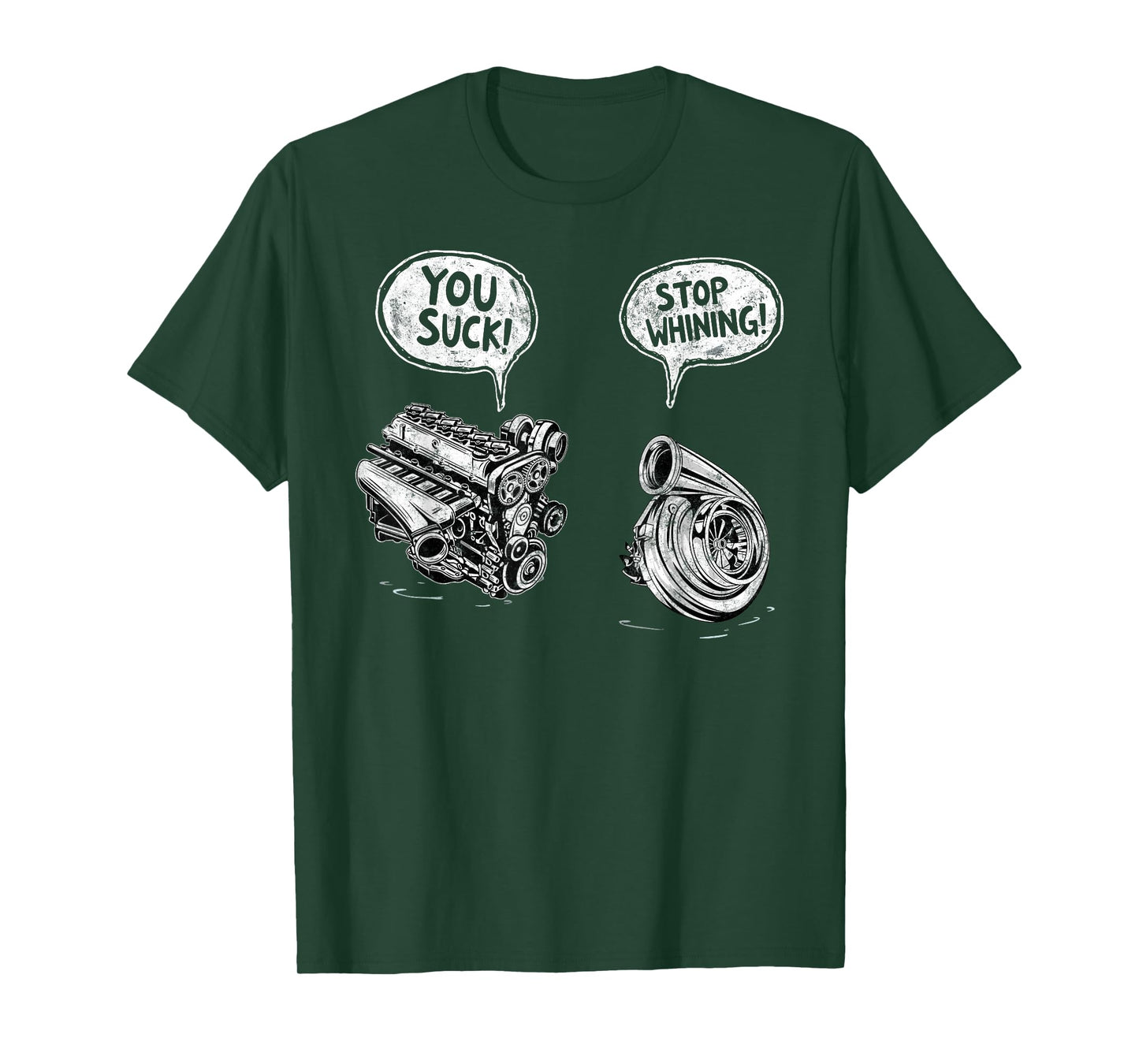 Funny You Suck Stop Whining Meme Mechanic Joke Repair Guy T-Shirt